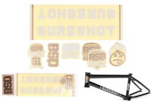 BMX Naklejki BSD Ramy Sticker Zestaw - Sureshot Frame 2021