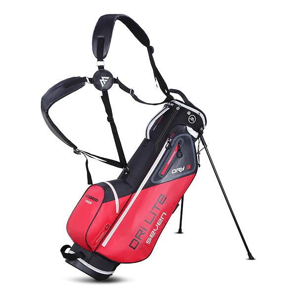 Big Max Dri Lite Seven Wodoodporna torba golfowa Torba stojąca Czarno czerw