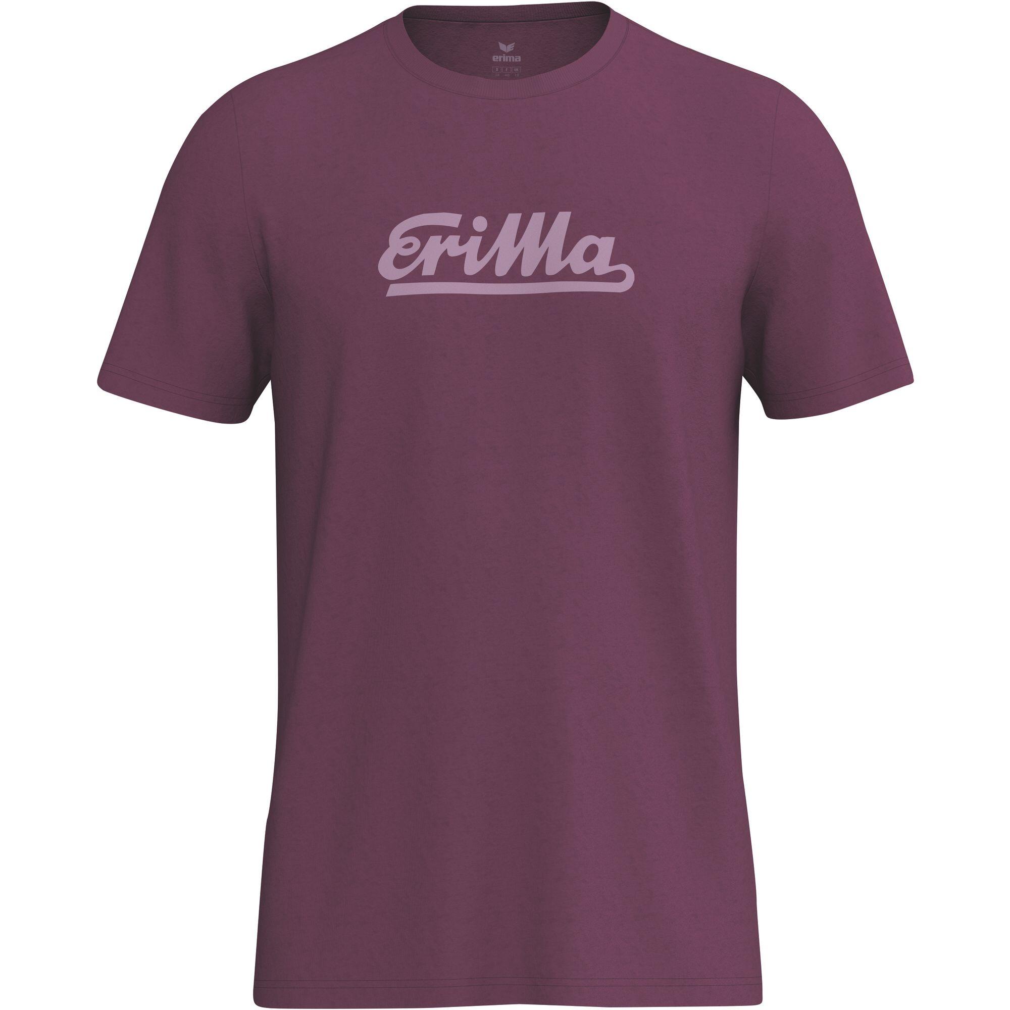Erima Retro T-shirt Burgundy