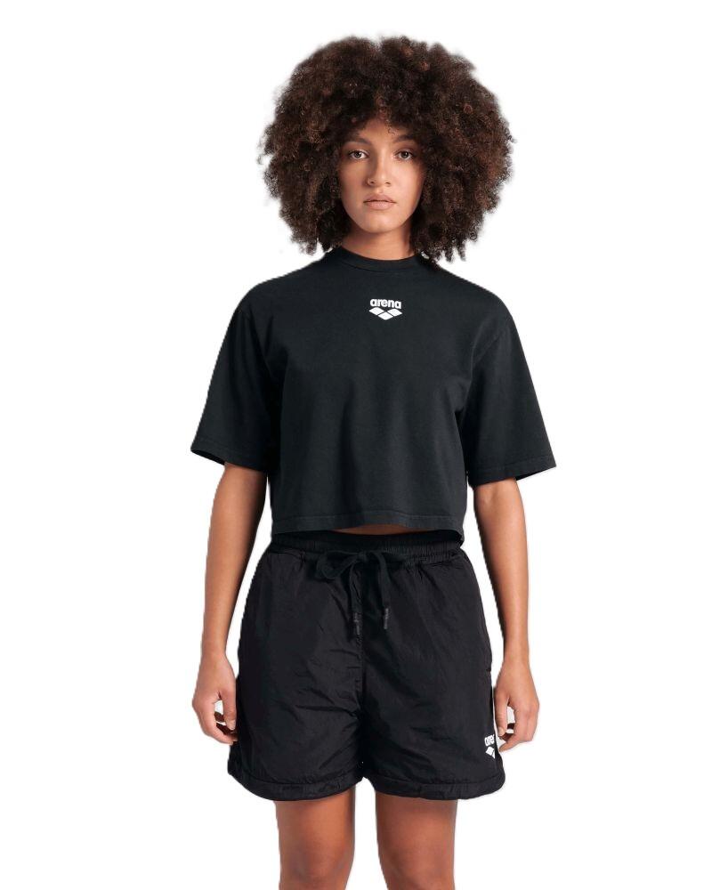 Koszulka T-shirt damski top bawełniany sportowy na trening Arena Crop