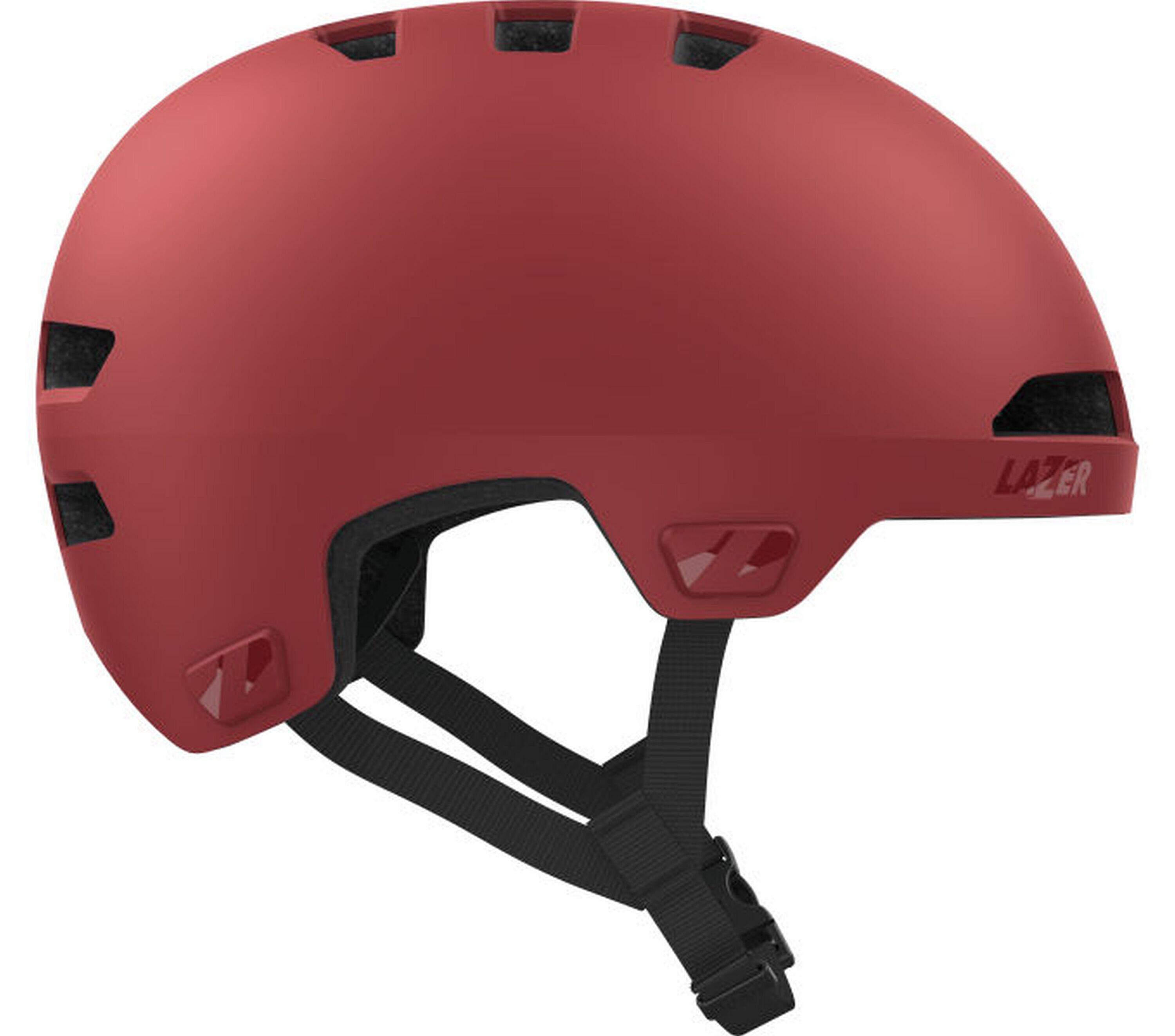 Dziecięcy kask rowerowy Maze Jr KinetiCore, Ruby Red