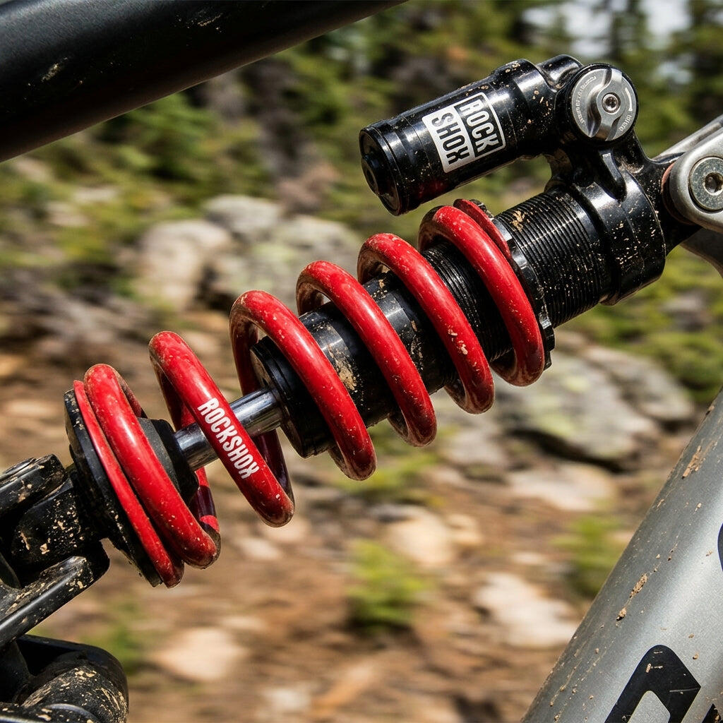 ROCKSHOX sprężyna tylna 47,5-55 mm 134 mm 650 lb electric red