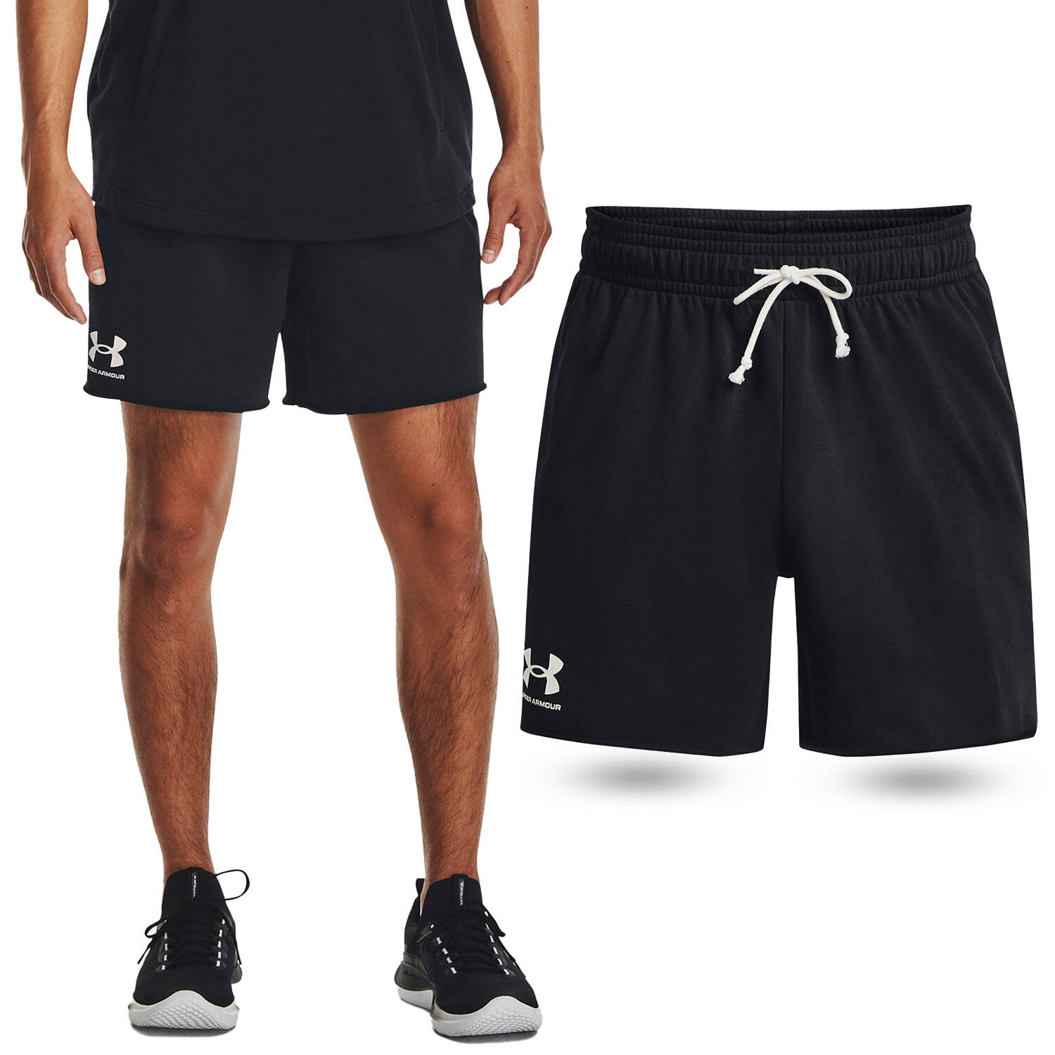 Spodenki fitness męskie UNDER ARMOUR Rival Terry 6 Shorts Szorty