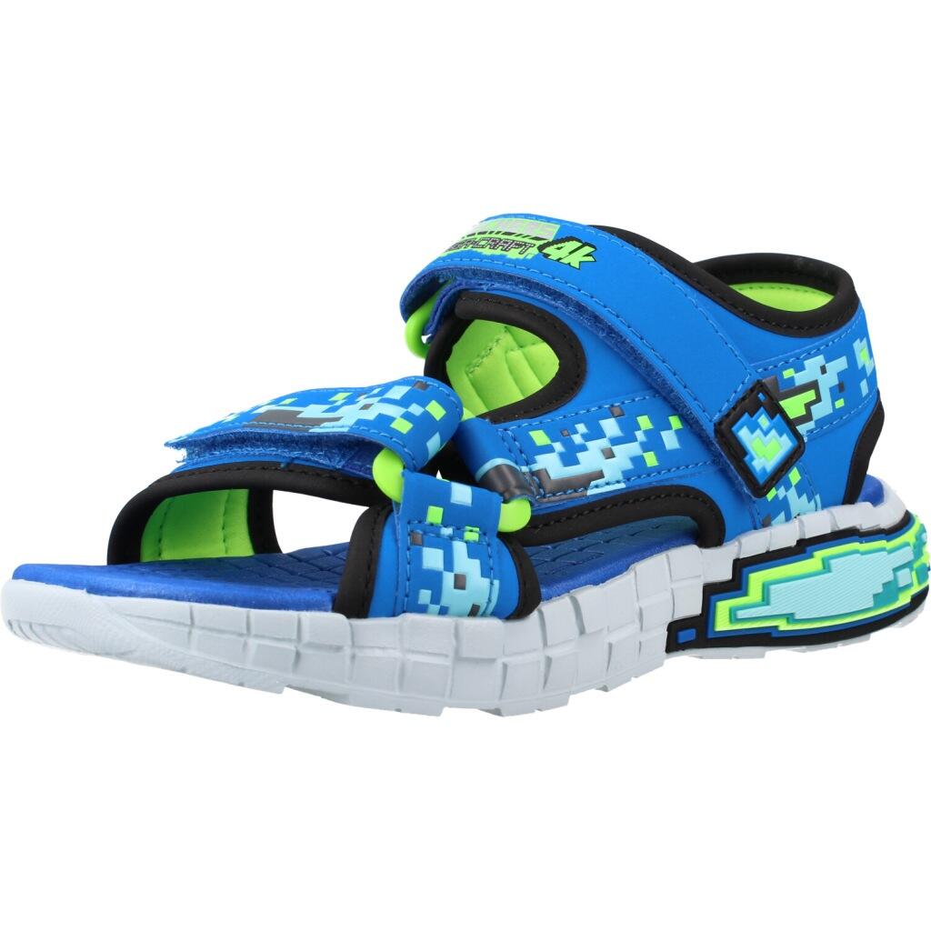 Sandały SKECHERS 402161L Niebieski