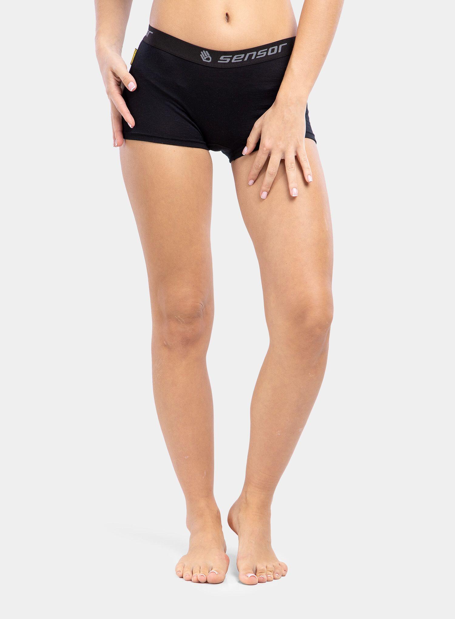 Bokserki damskie Sensor Merino Active Panties Boyshort