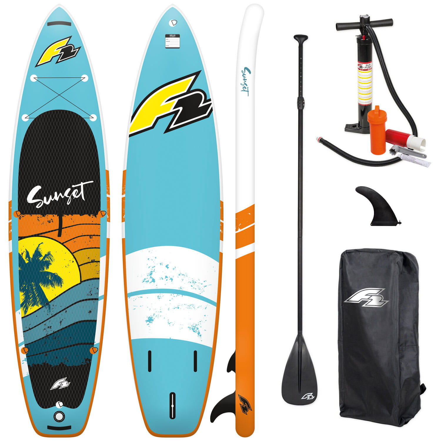 Deska SUP F2 Sunset 10'2 Turquoise