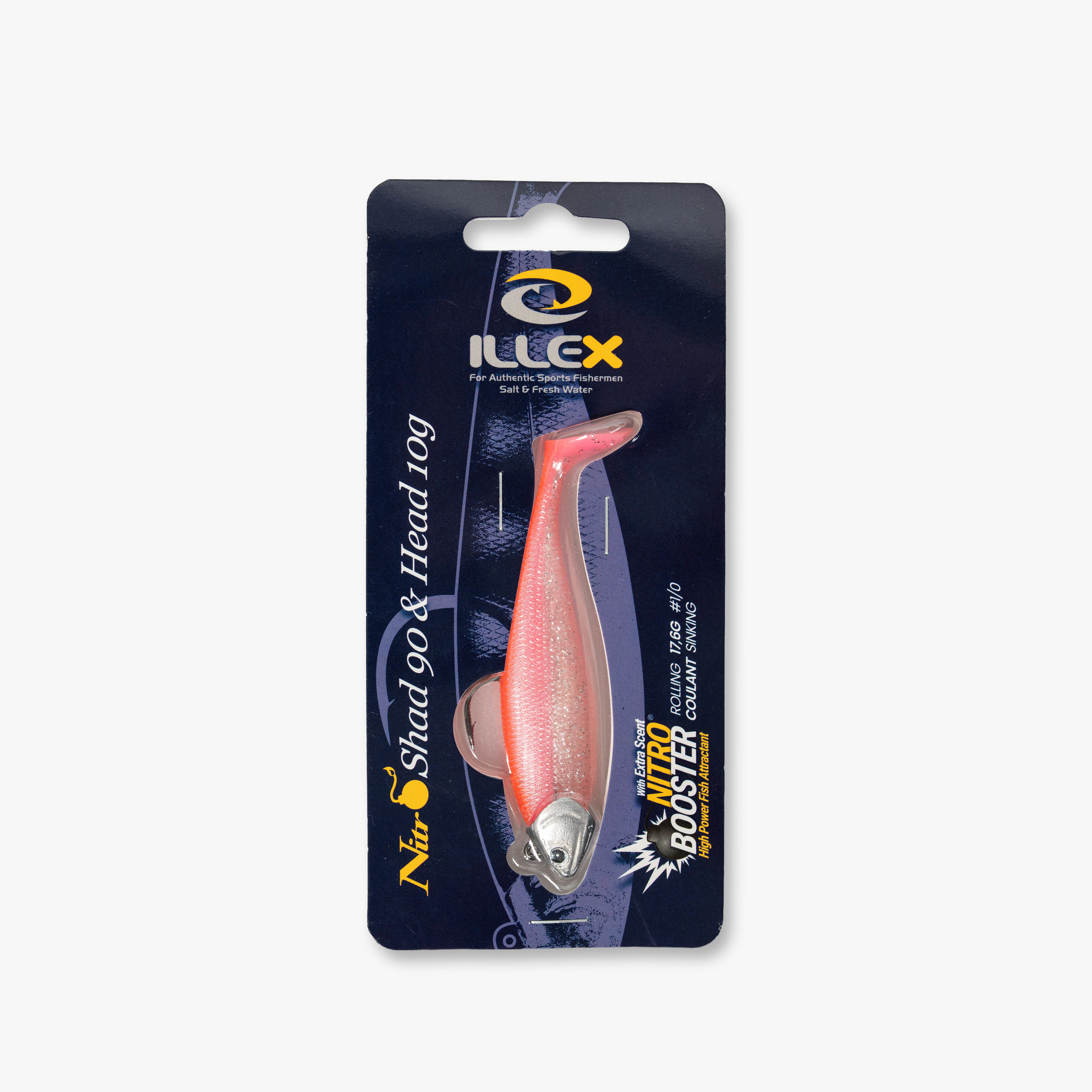 Zestaw Illex Nitro Shad 90 10 g Super Pink