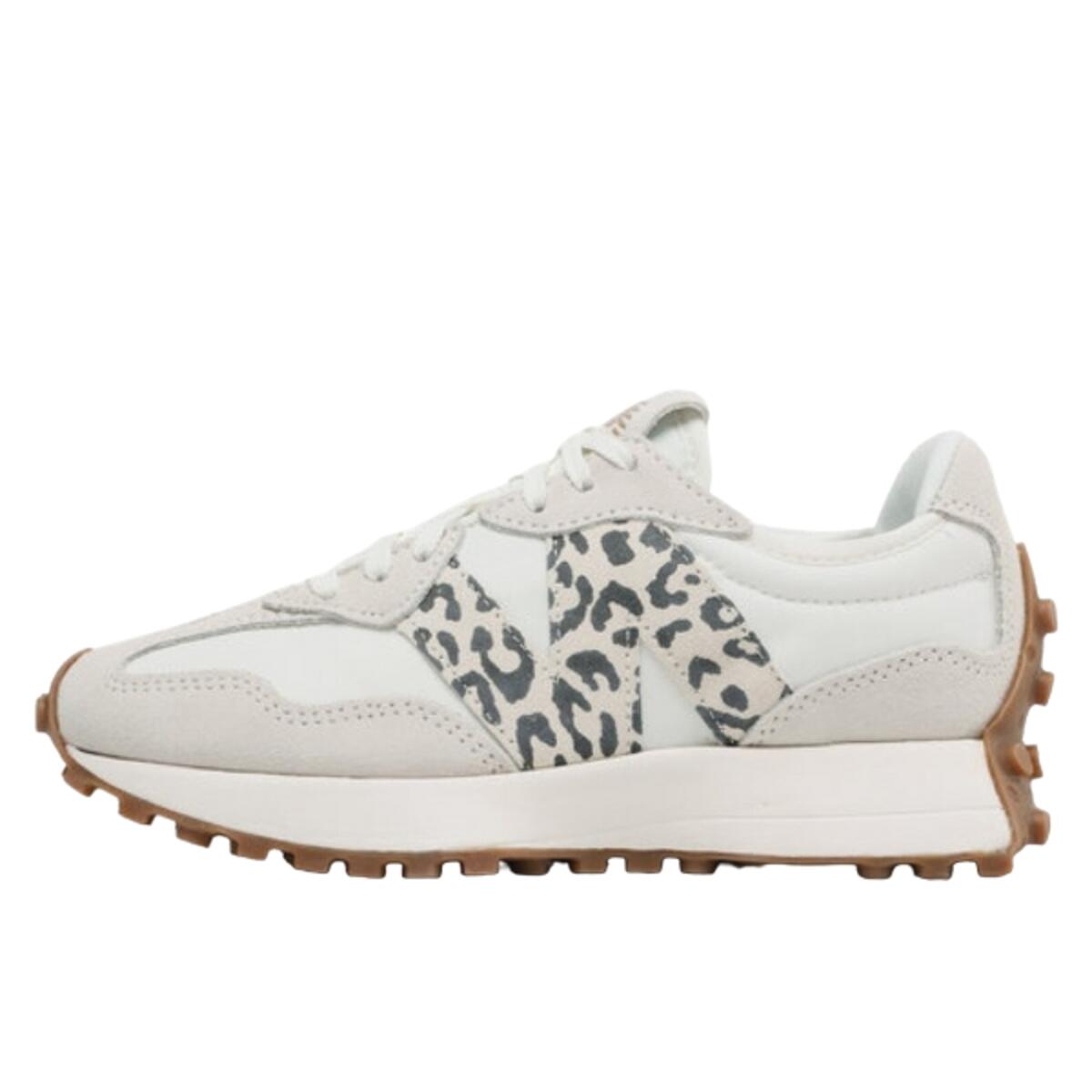 Sneakersy damskie New Balance 327 buty sportowe skórzane beżowe (WS327PJ)