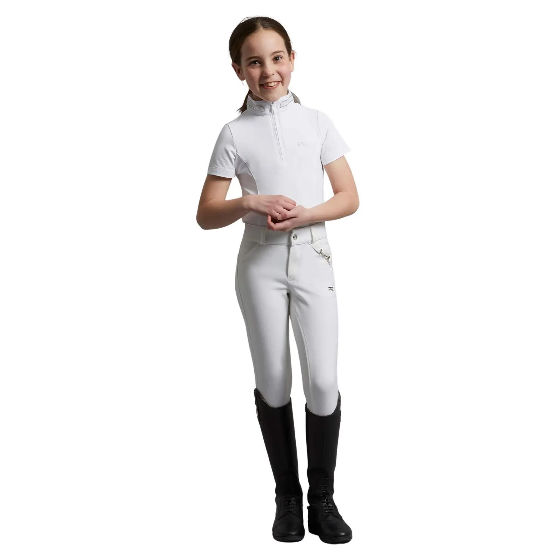 Dziewczęca konkursowa koszulka polo Premier Equine Maria