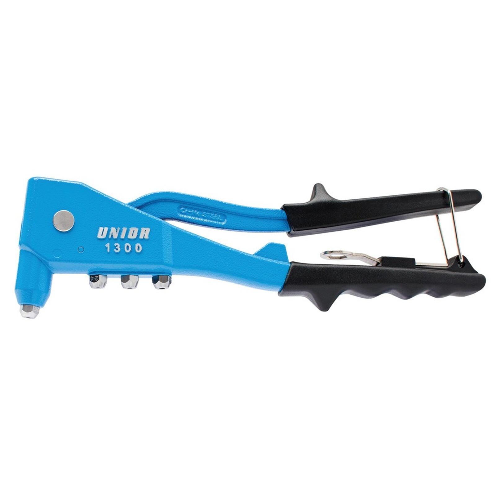 Nitownica ręczna Unior 1300/6 z 4 końcówkami do 4,8 mm