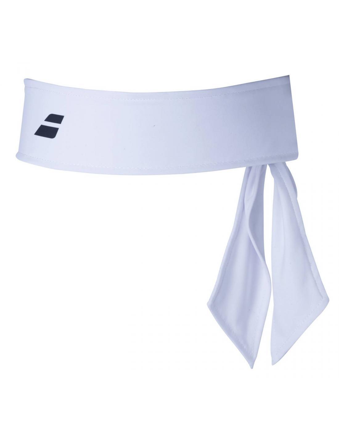 Bandana Babolat TIE HEADBAND biała