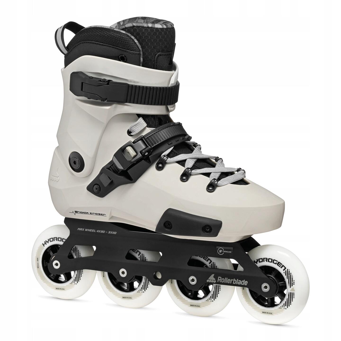 Męskie łyżworolki Rollerblade Twister 90R White Smoke / Black