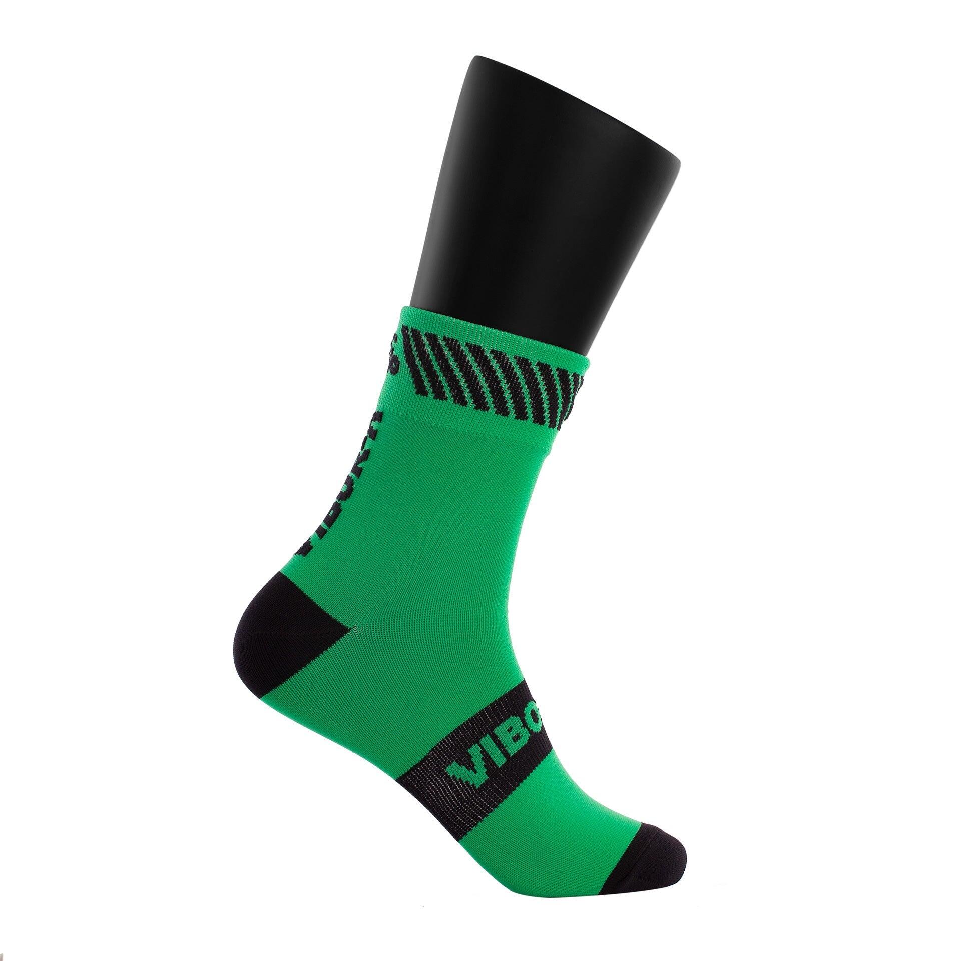 Skarpety Vibor-a Kait Mid-crew Verde/Negro 35-38