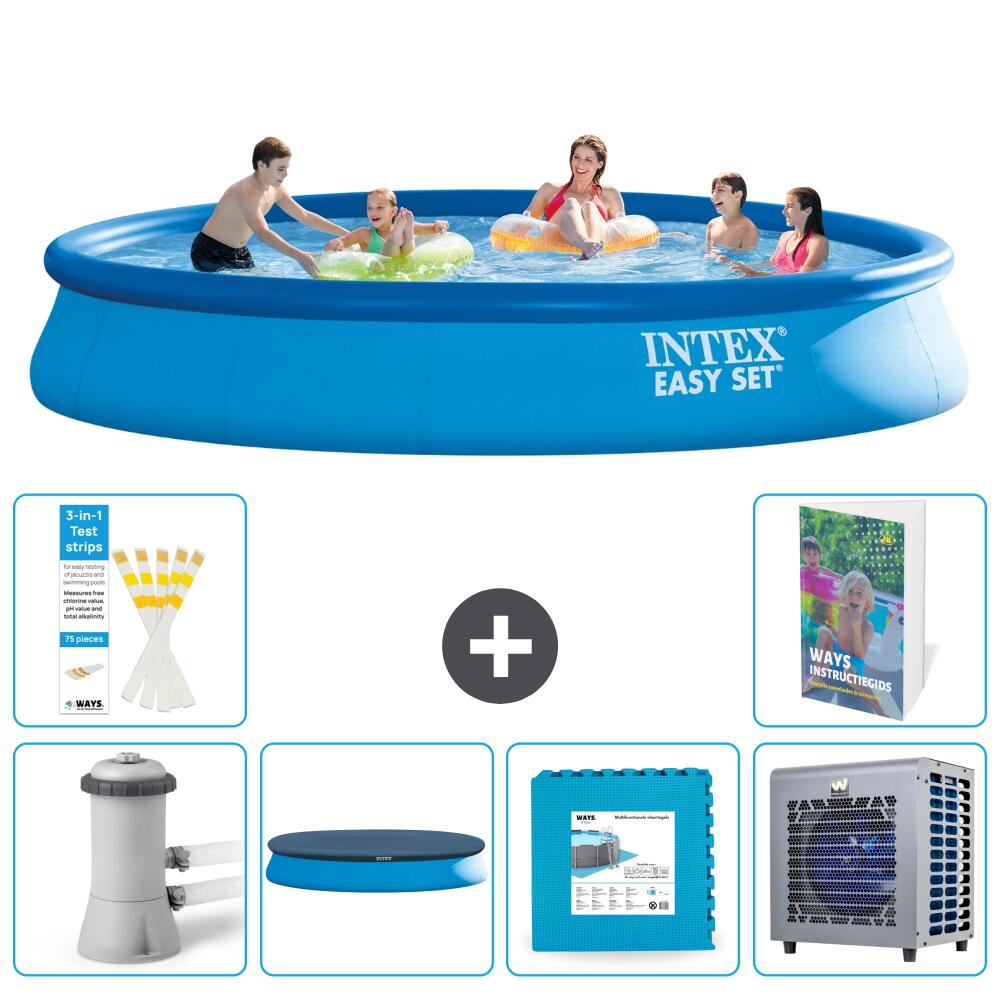 INTEX Basen Easy Set Okrągły - 457x84 cm - 7-częściowy S290