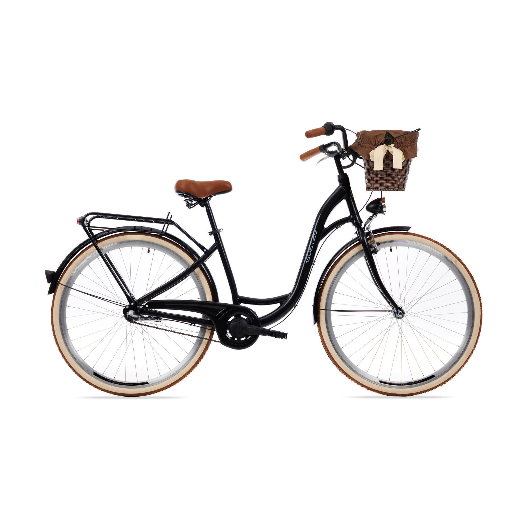 Rower miejski damski GOETZE Style 28 Alu 3B kosz
