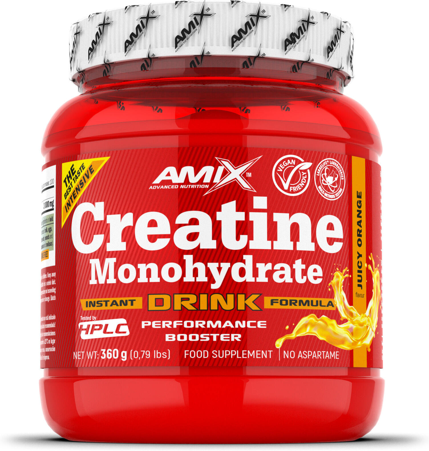 Napój z monohydratem kreatyny – 360 g, pomarańczowy, Amix Nutrition