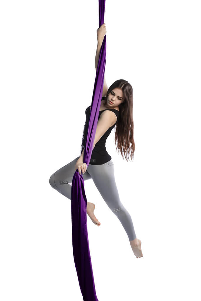 Szarfa akrobatyczna Aerial Silks Taniec w Powietrzu Just z krętlikiem