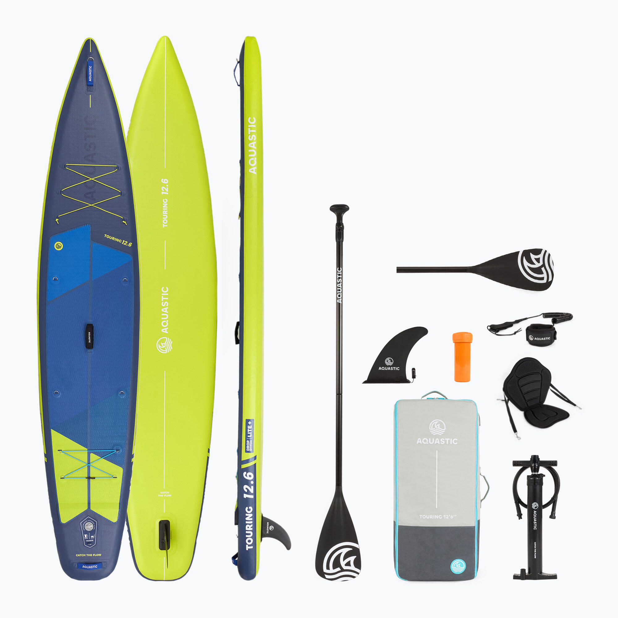 Deska SUP AQUASTIC Touring 12'6 Zestaw z siedziskiem