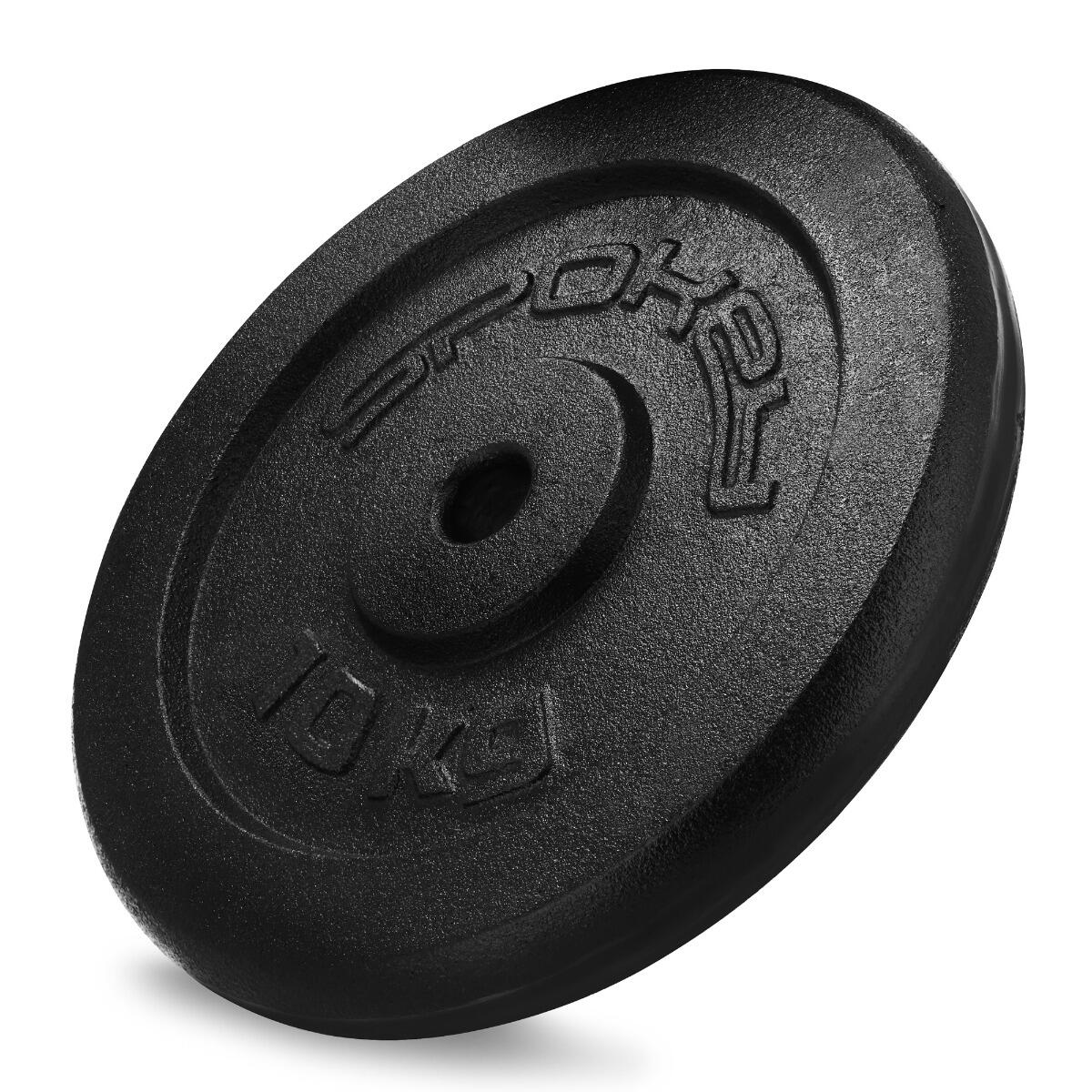 Talerz obciążenie żeliwne na sztangę Spokey Sinis 10 kg