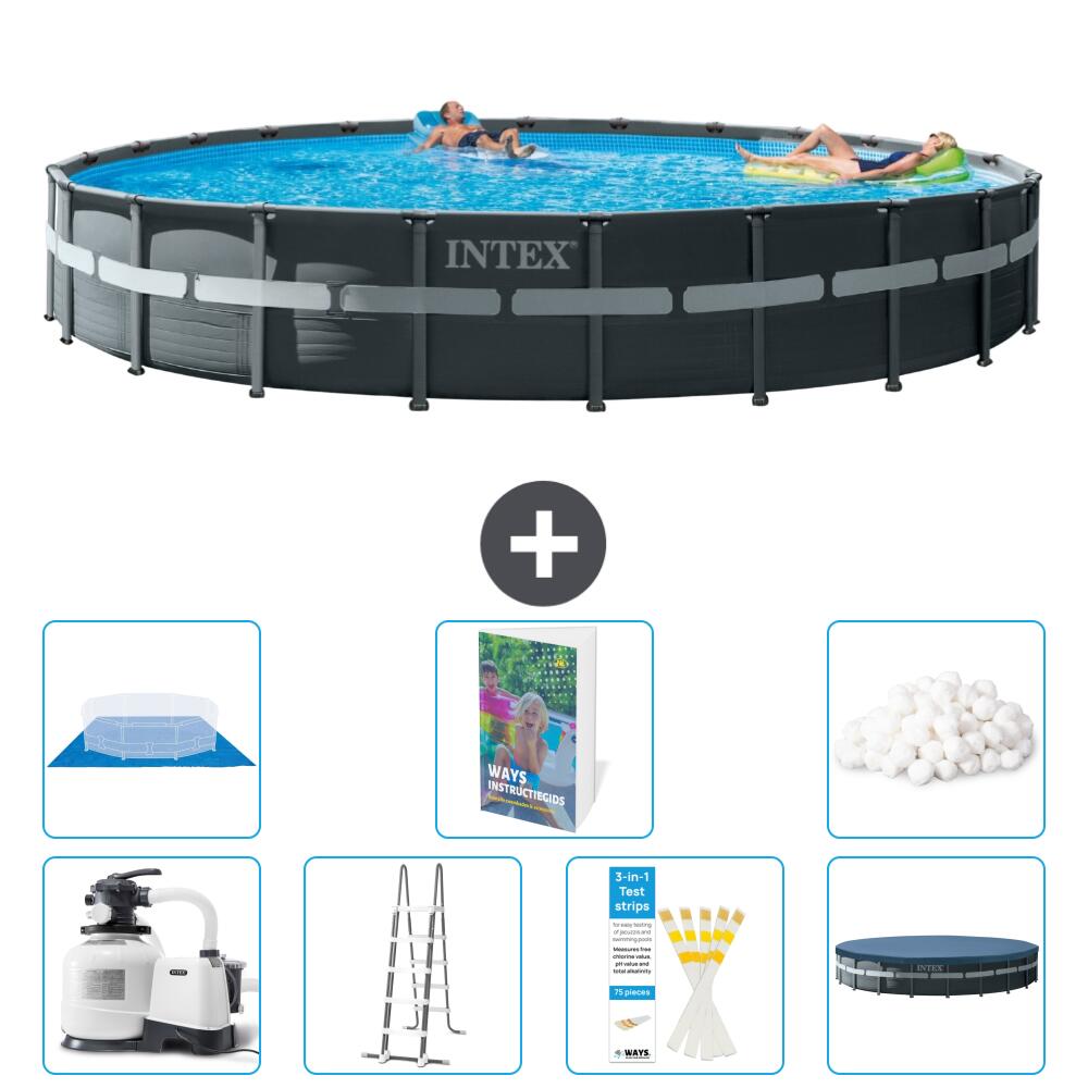 INTEX Basen Ultra XTR Okrągły - 732x132 cm - 8-częściowy S629
