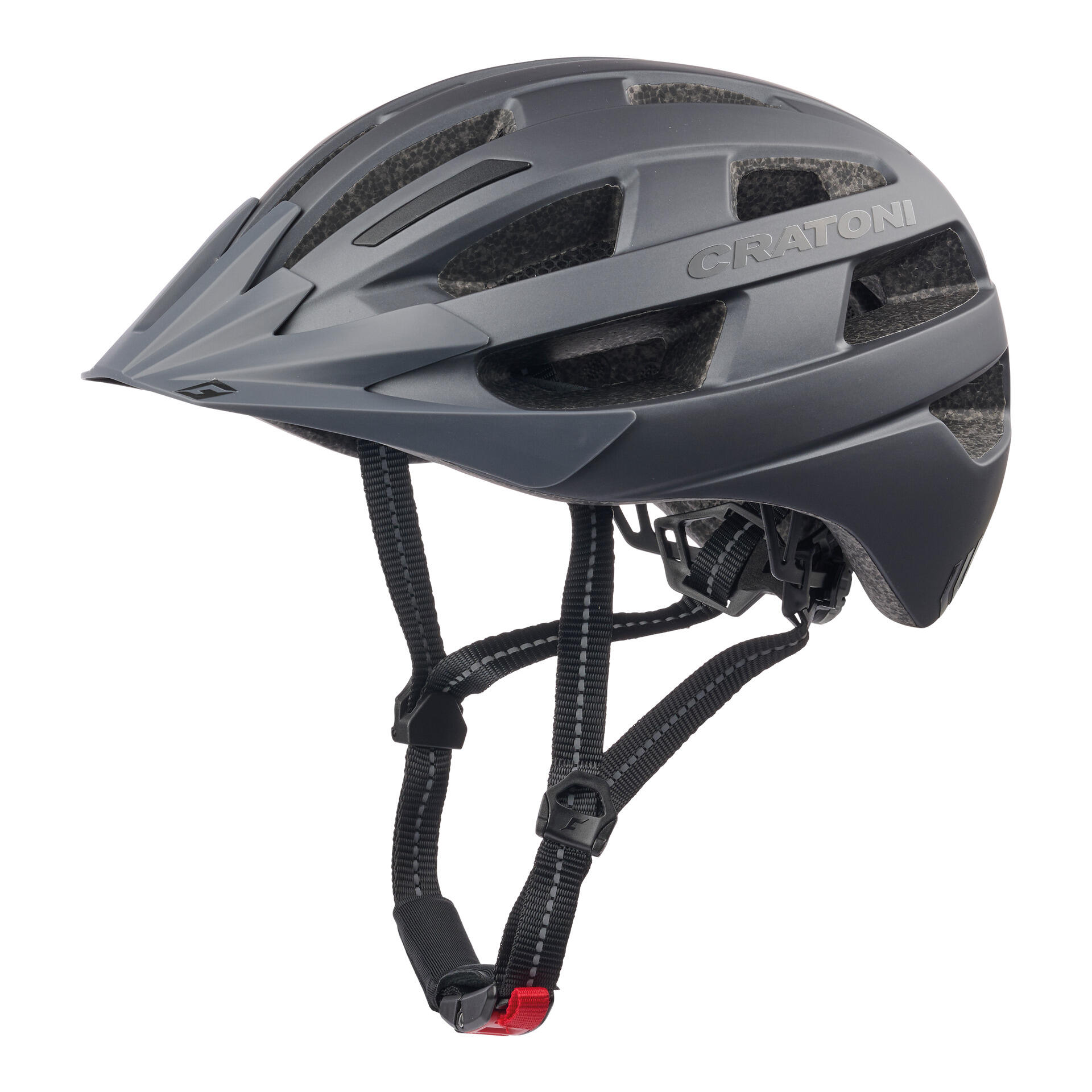 City - kask rowerowy Velo-X  szary