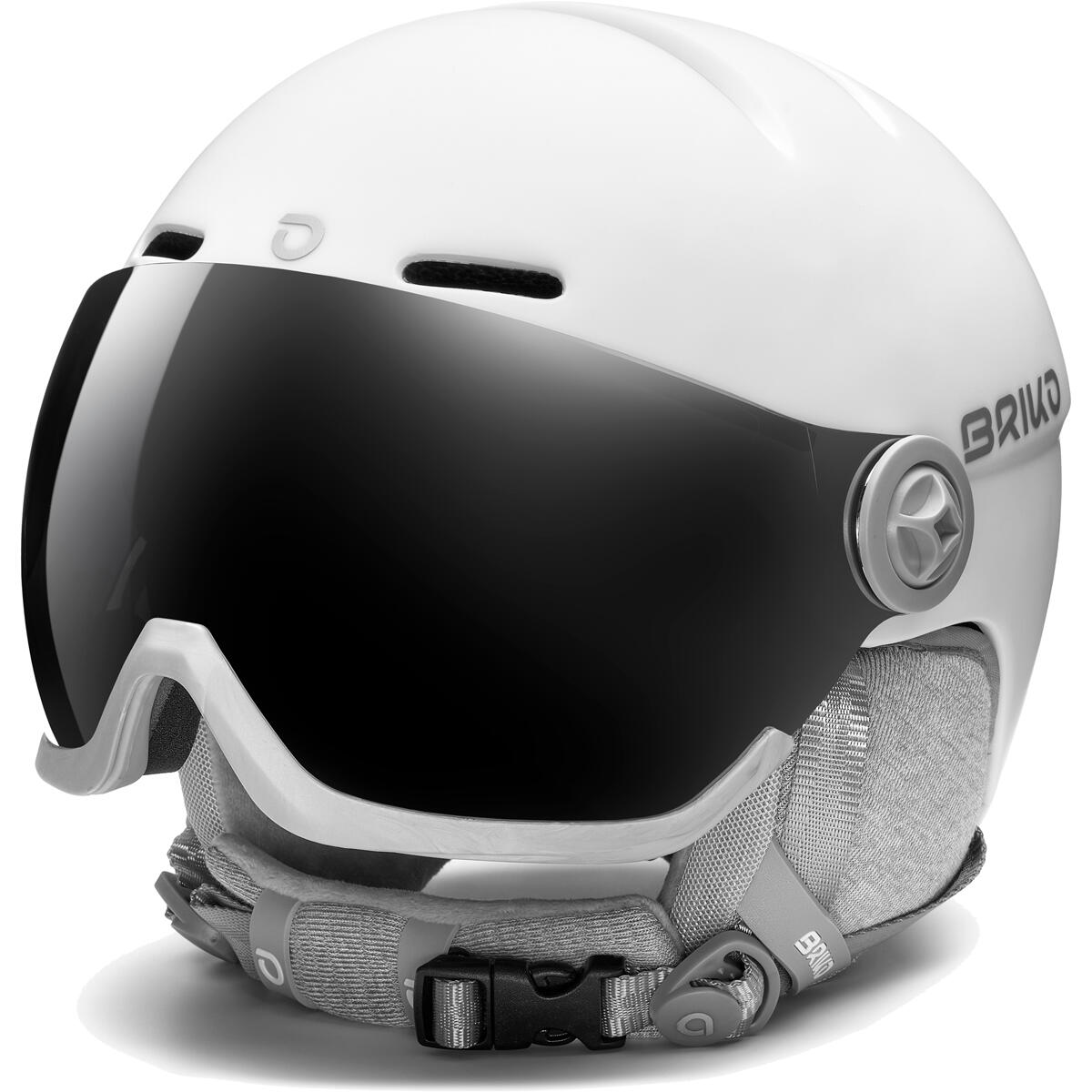 Briko - Blenda Visor - Kask narciarski - Matowy - Biały - S - (52-55cm)