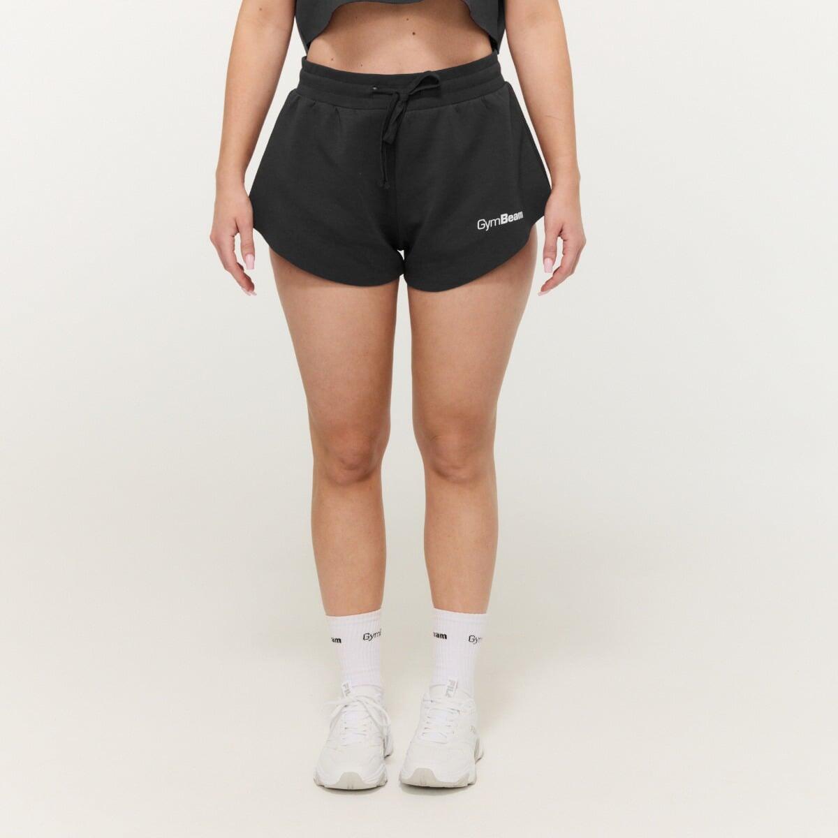 Szorty damskie fitness luźne Relay Black