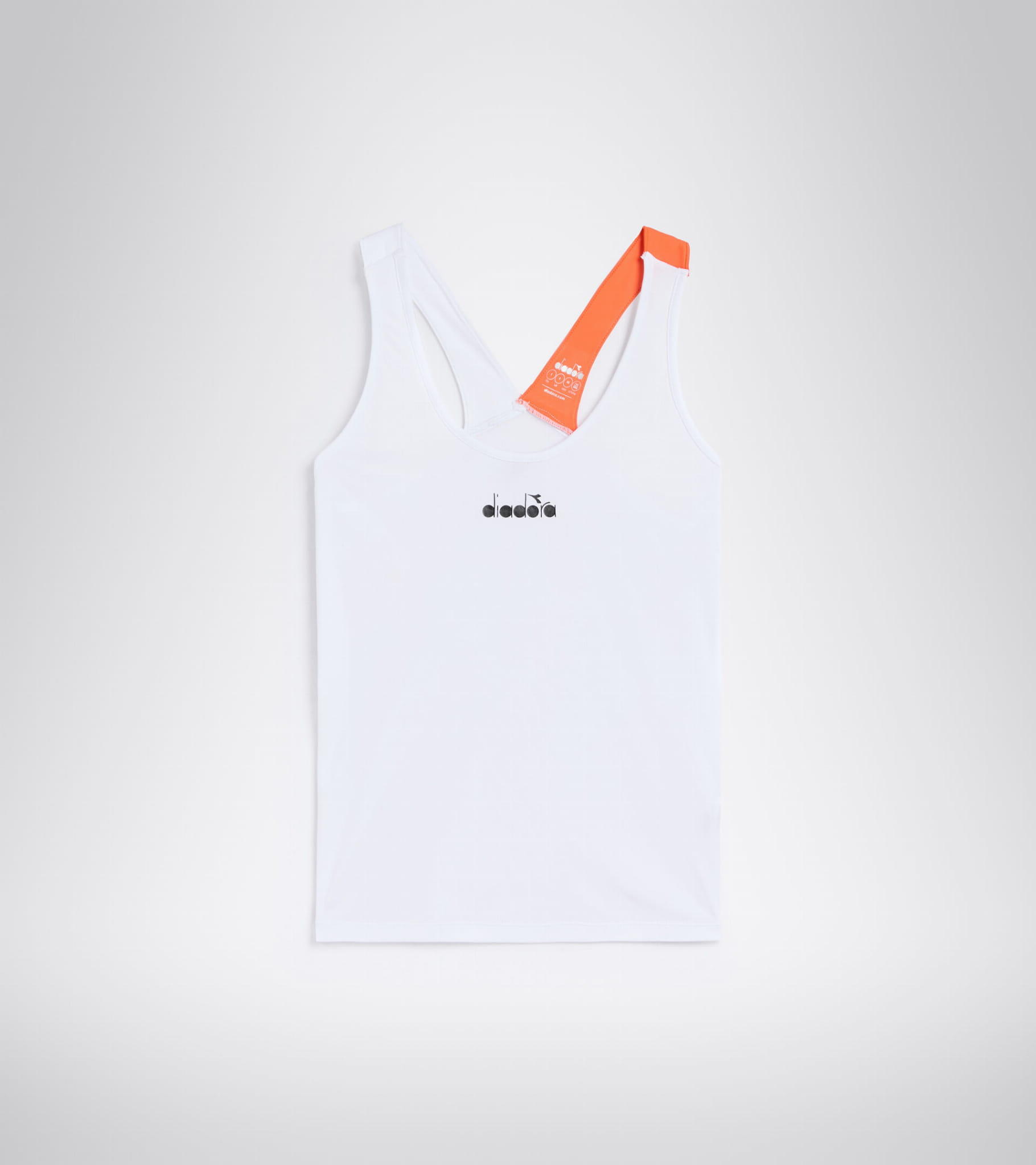 Koszulka do tenisa bez rękawów damska Diadora L. TANK optical white