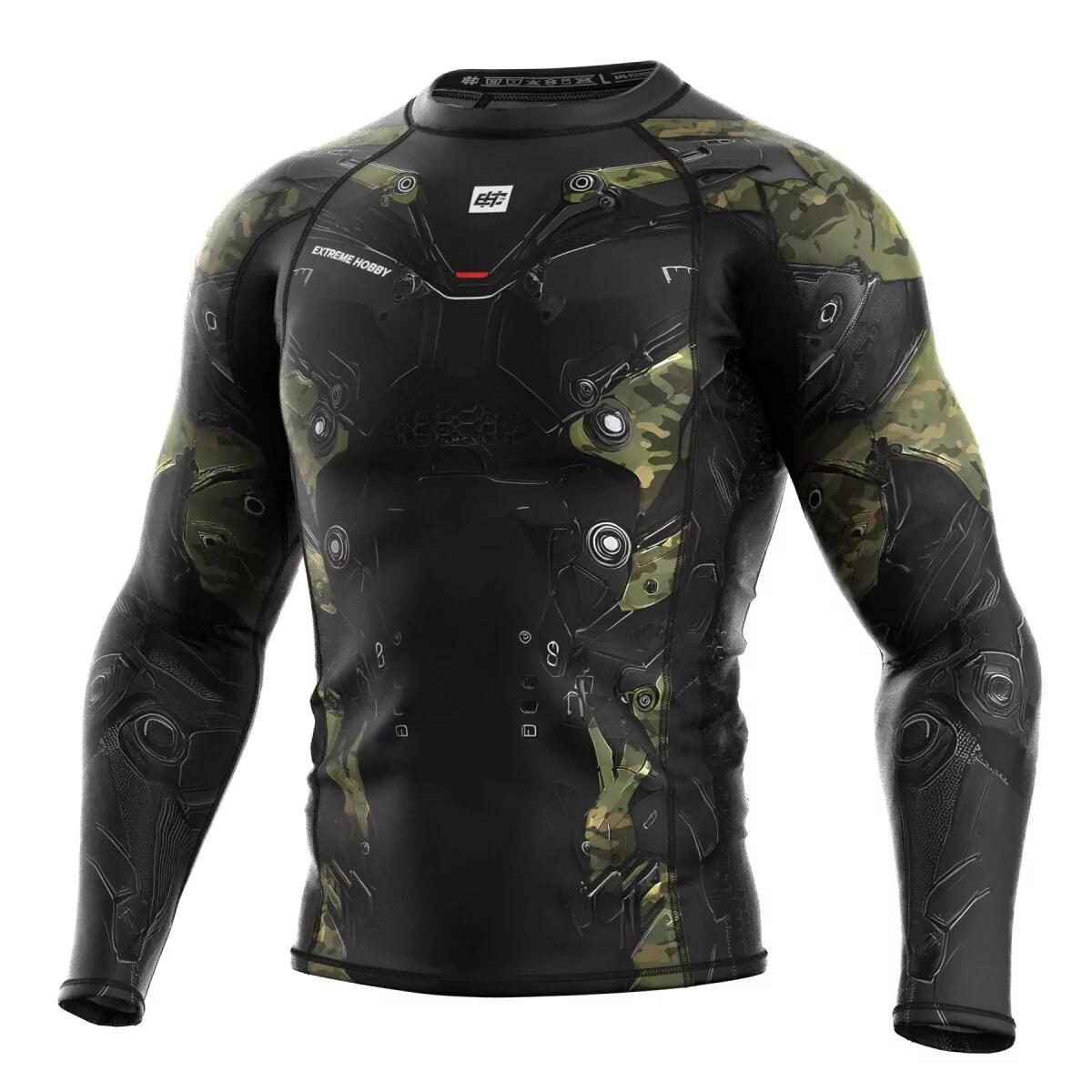 Koszulka sportowa męska Rashguard do MMA EXTREME HOBBY IRON FORCE