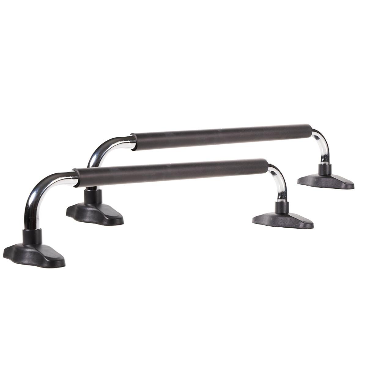 Poręcze treningowe fitness stalowe 65 cm PUSH