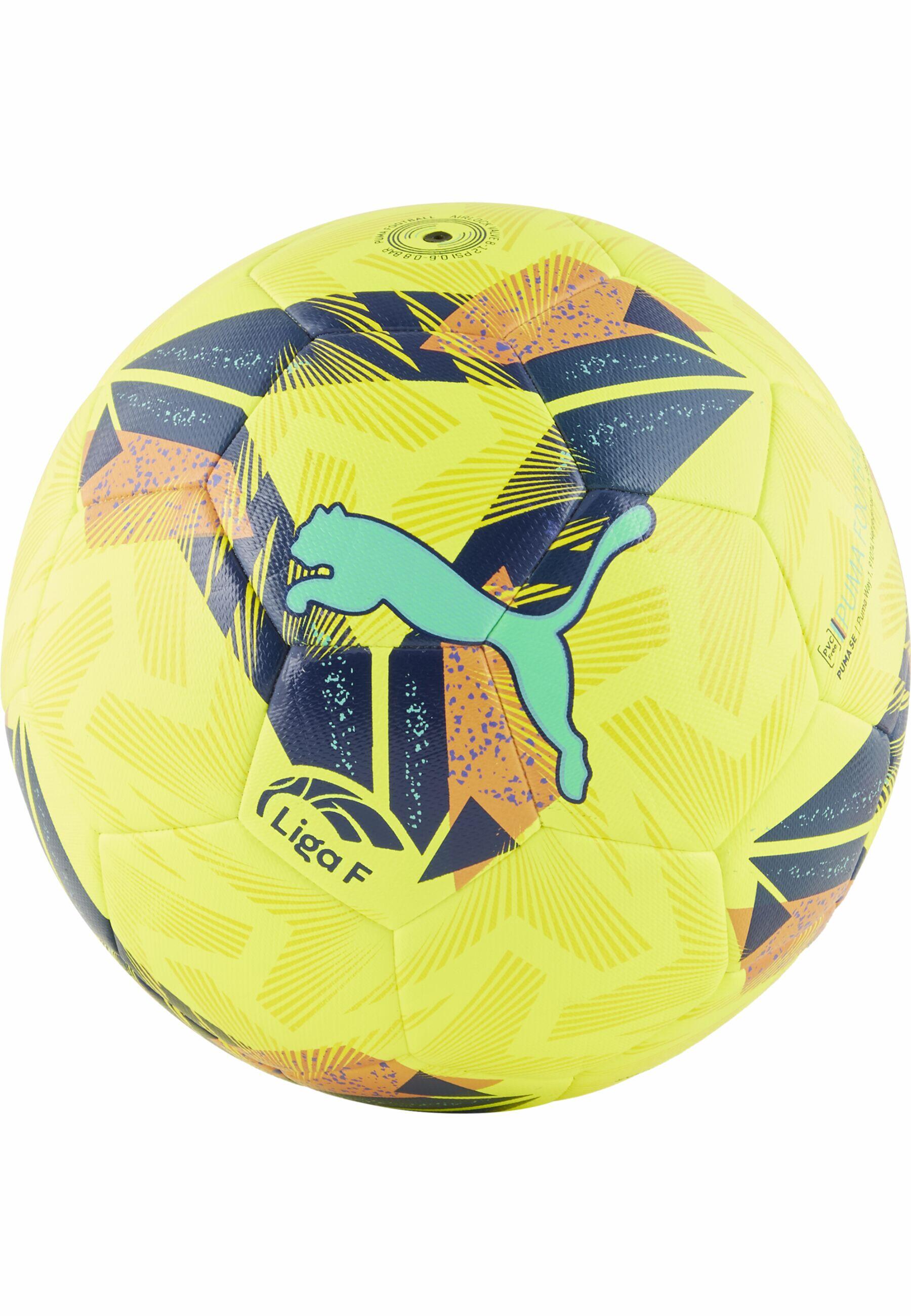 Hybrydowa piłka nożna Orbita Liga F PUMA Fluo Yellow Multicolor