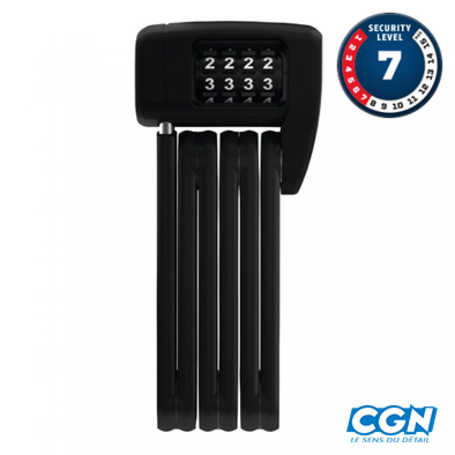 Zamek Składany Bordo Combo Lite Mini 6055C/60 Czarny