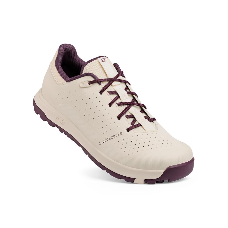 Buty MALLET TRAIL LACE - białe/fioletowe/fioletowa podeszwa