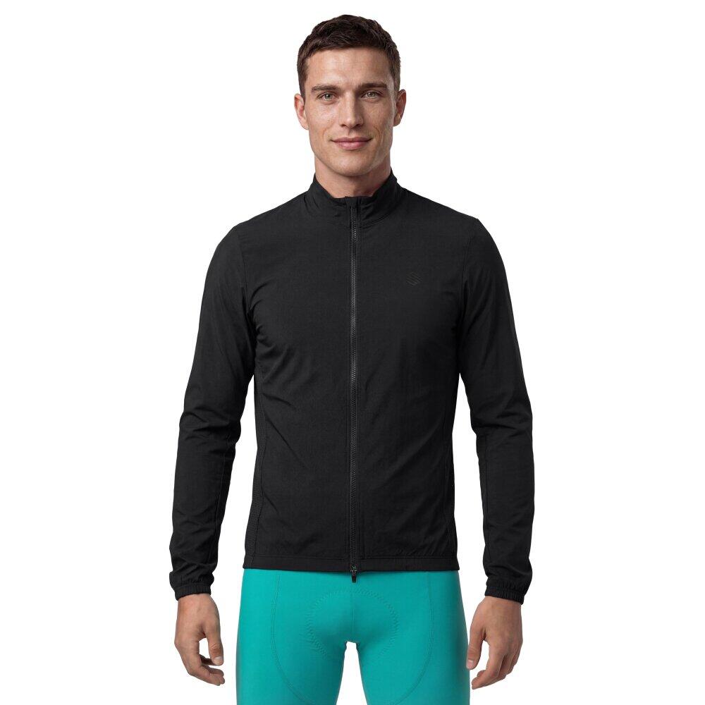 Męska ultralekka wiatroszczelna kurtka rowerowa Siroko J4 Windbreak Black