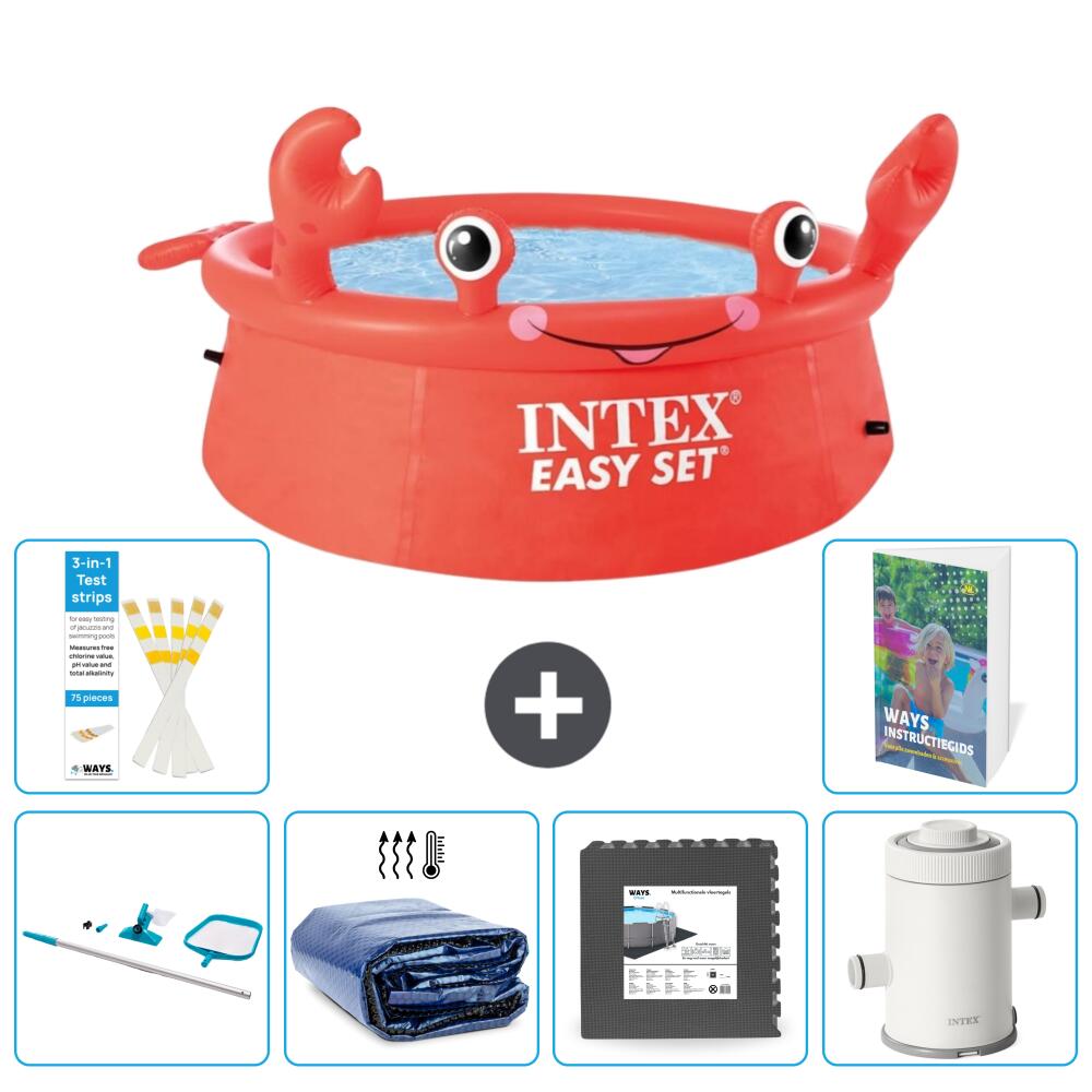 INTEX Basen Easy Set Okrągły - Krab - 183x51 cm - 7-częściowy S43