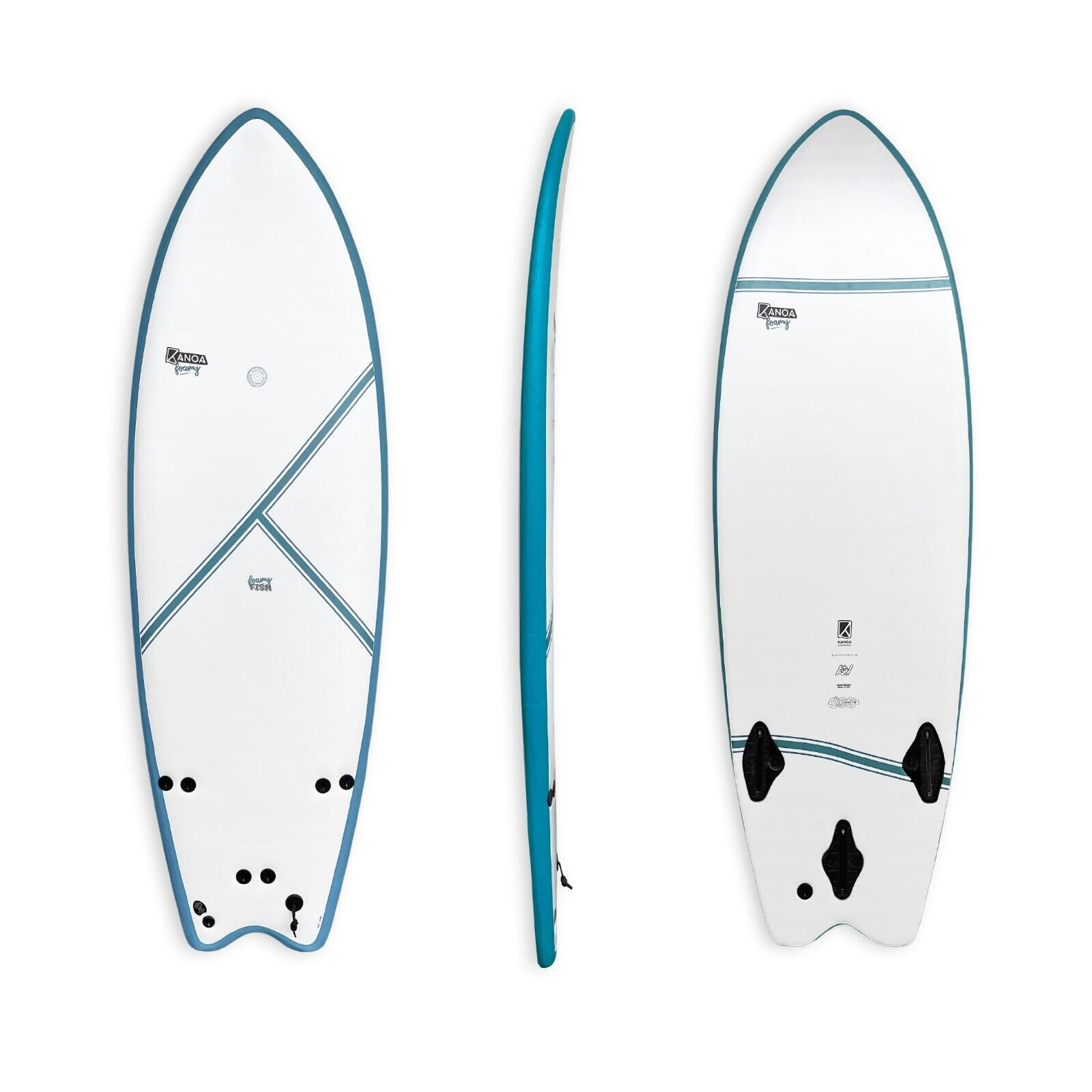 Foamy FISH X FUTURES - 6'0 deska surfingowa typu softboard