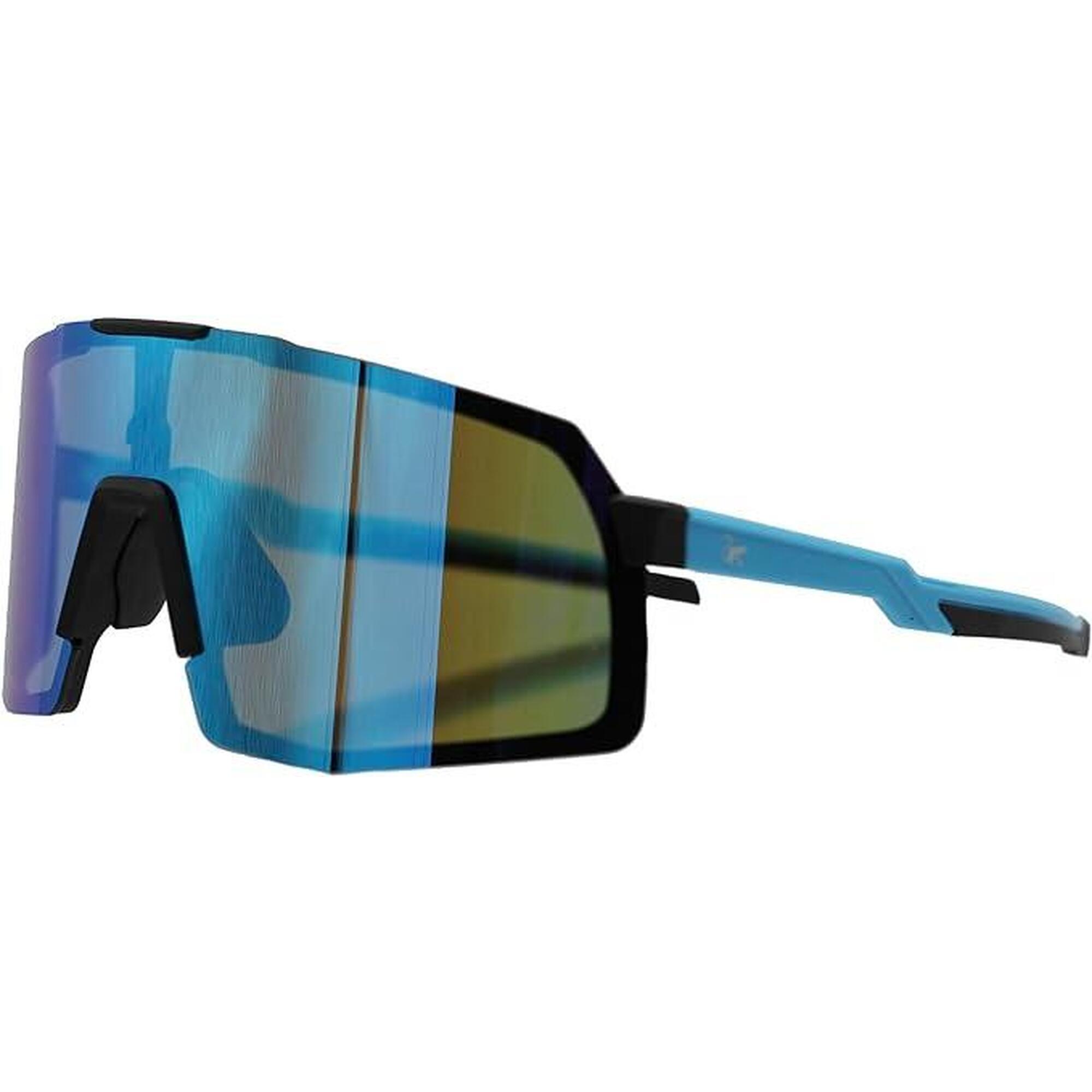 Sportowe okulary polaryzacyjne - 3 wymienne soczewki / UV400 (Niebieski)