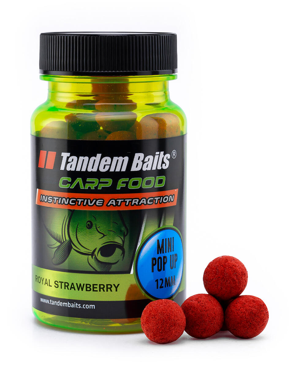 Mini kulki pływające Carp Food Perfection Pop-Up 12mm/30g Doskonała Truskawka