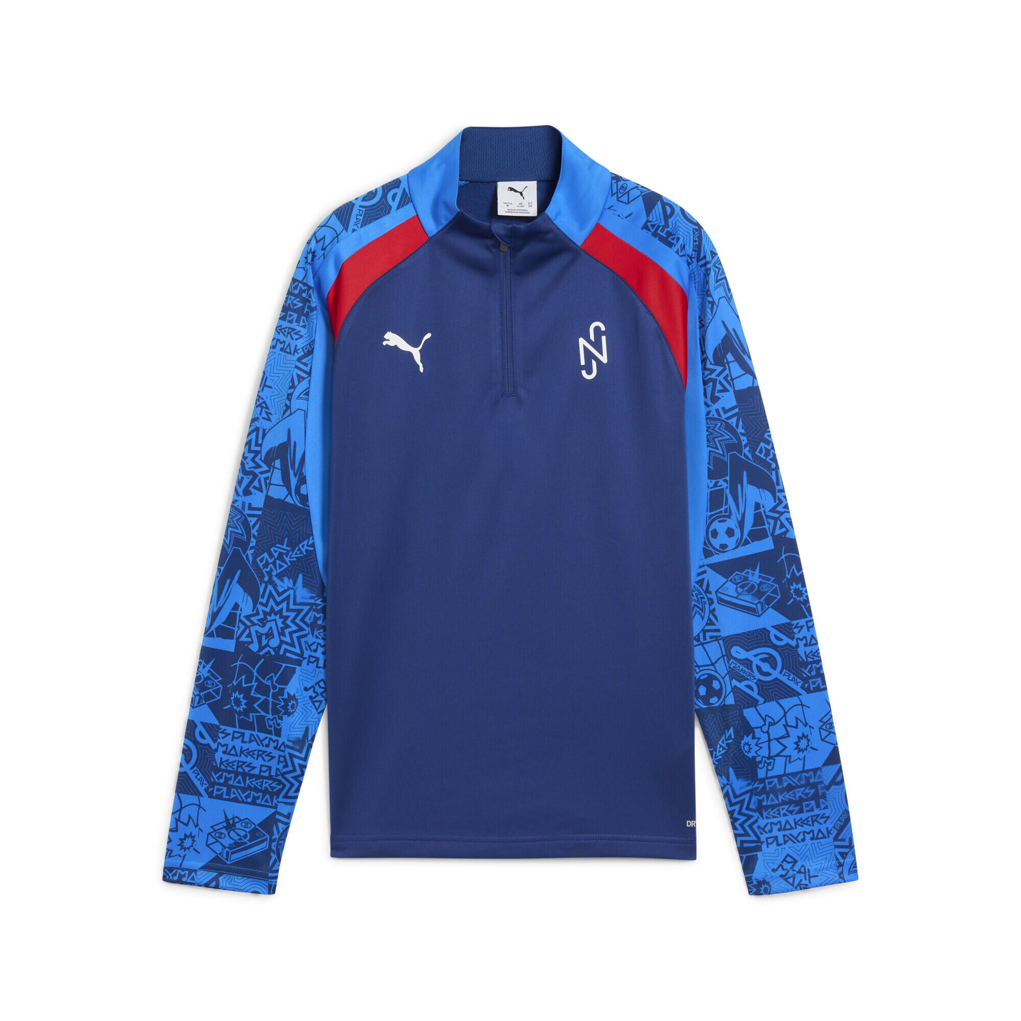 Młodzieżowa bluza piłkarska Neymar Jr Playmaker z zamkiem 1/4 PUMA