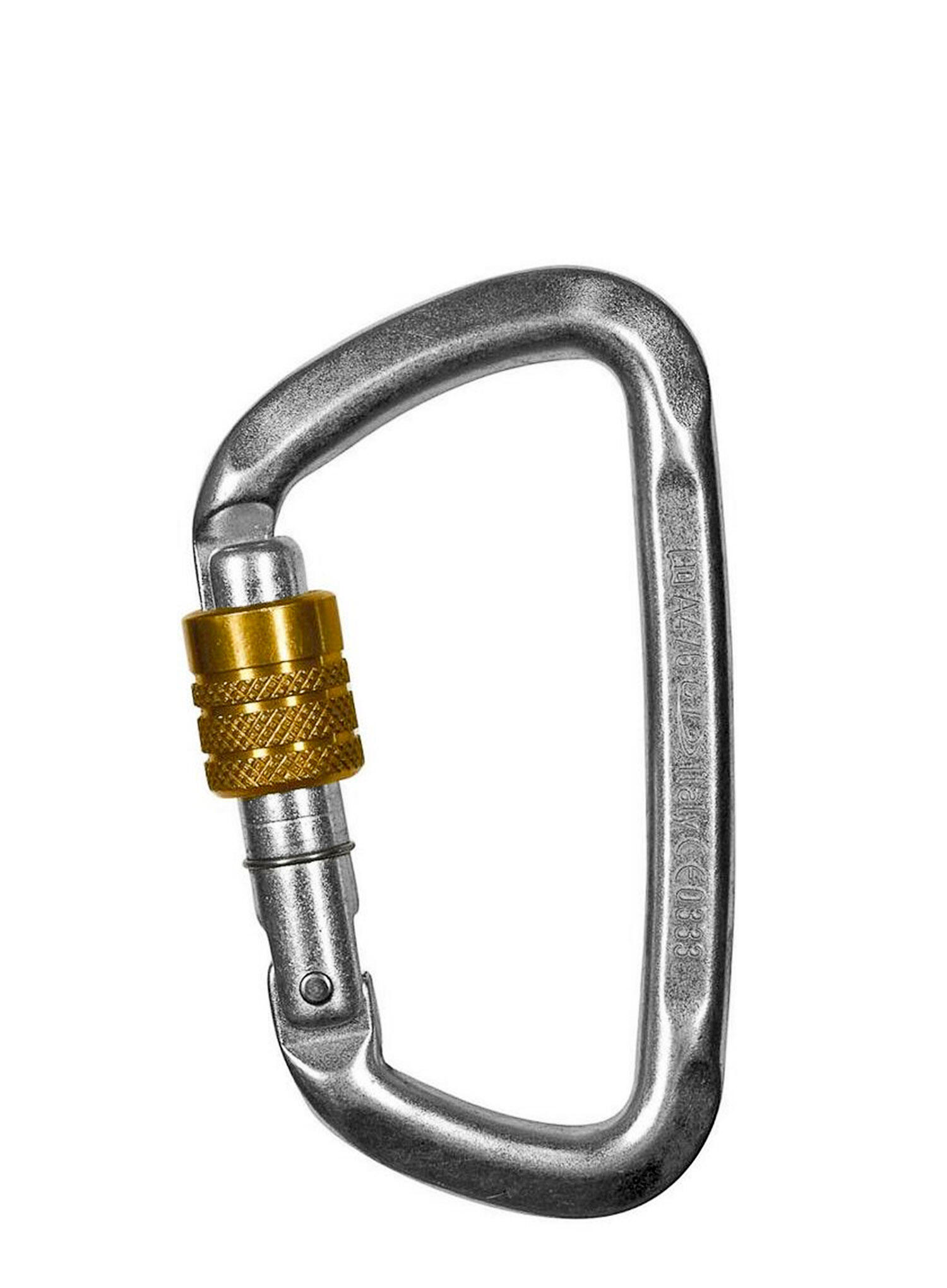 Karabinek Climbing Technology D-Shape Steel CF SG - zinc plated