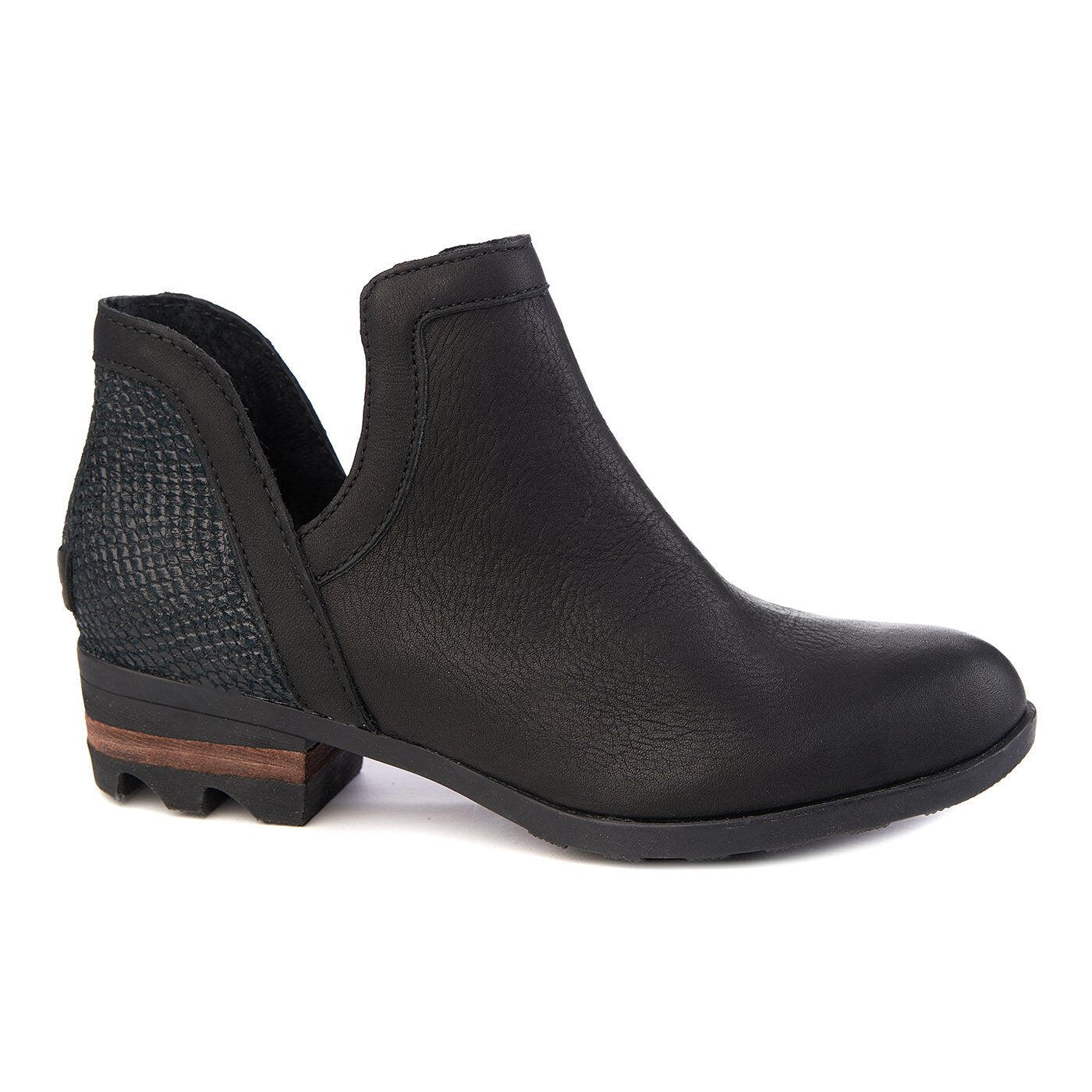 Buty Sorel Lolla z wycięciem, skóra naturalna