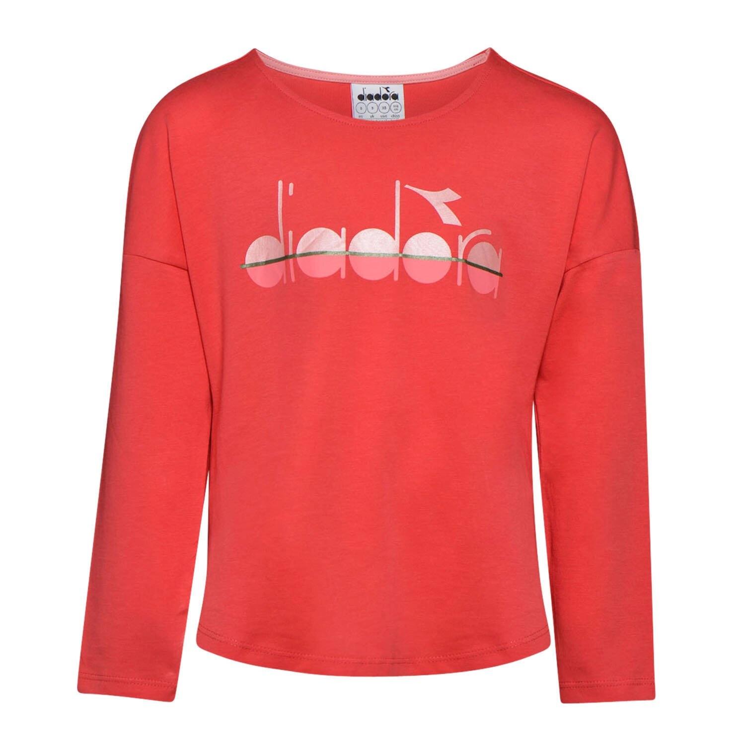 Koszulka dziewczęca DIADORA JG.LS T-SHIRT 5PALLE