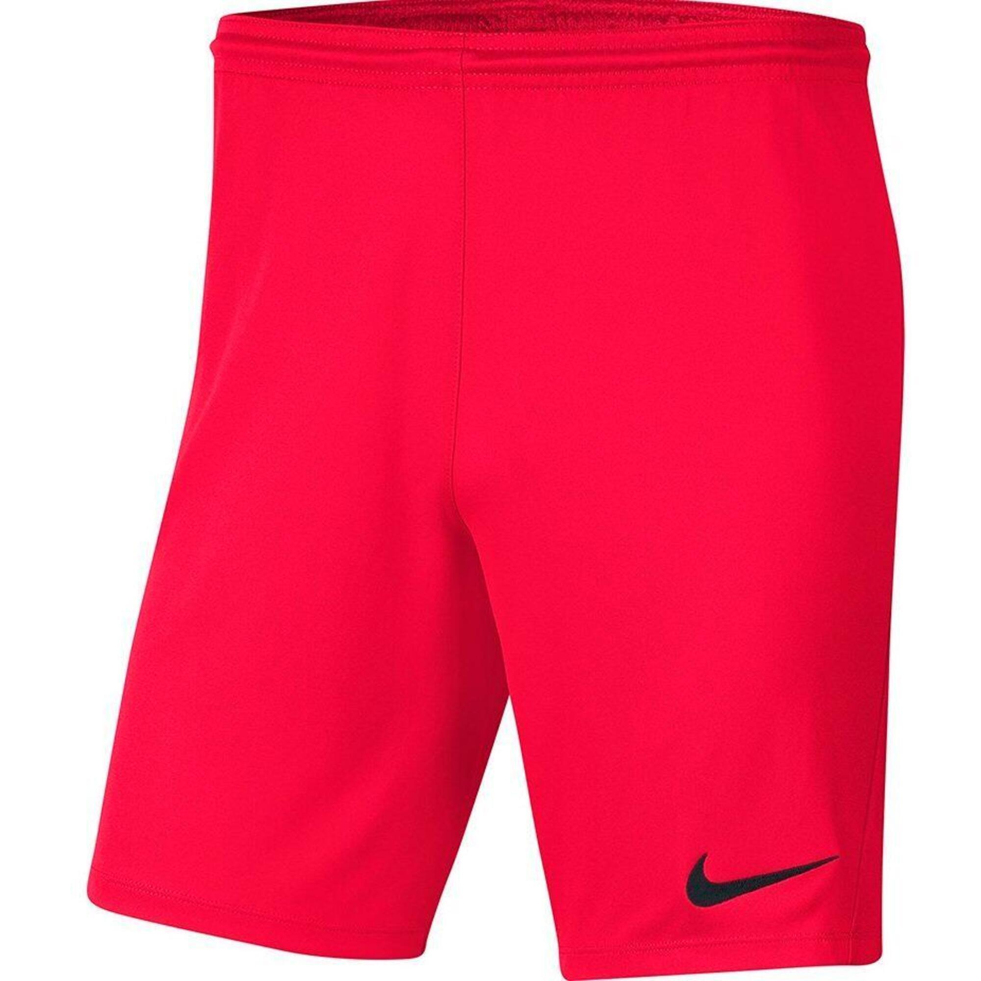 Spodenki dla dzieci Nike Dry Park III NB K jasnoczerwone BV6865 635