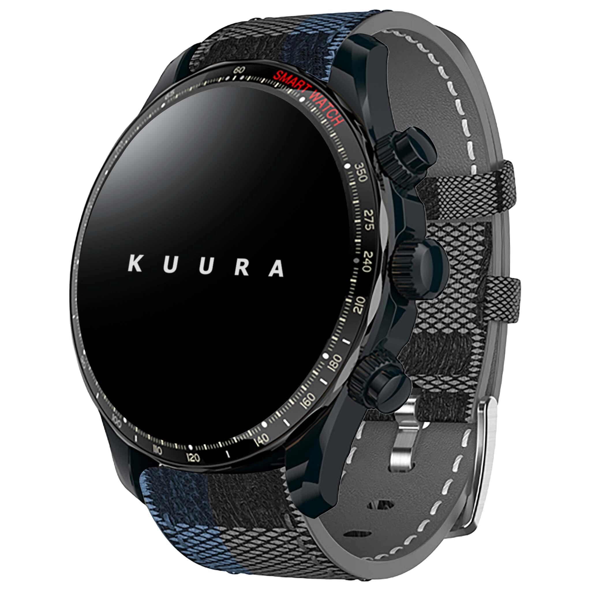 Kuura Inteligentny Zegarek FM1 V3, Czarny