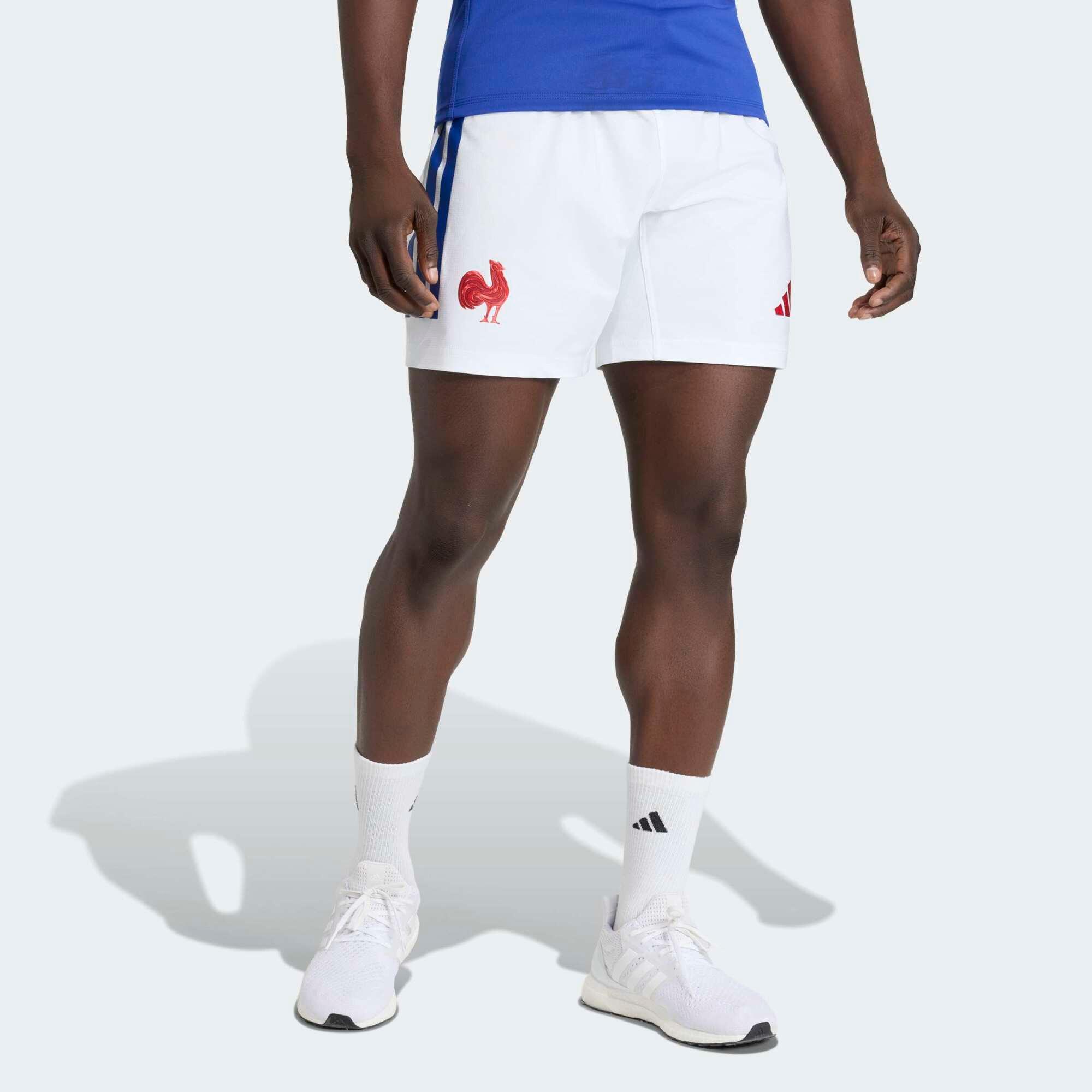 Spodenki do rugby ADIDAS Francuska Reprezentacja Rugby XV de France