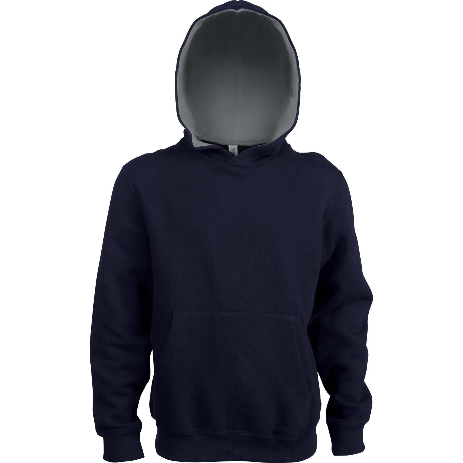 Bluza z kapturem dla dzieci Kariban Contrastée