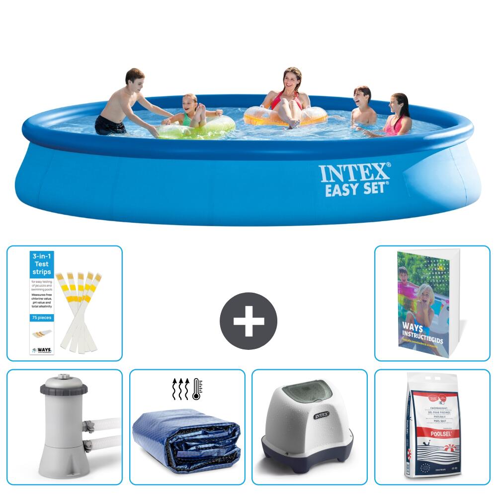 INTEX Basen Easy Set Okrągły - 457x84 cm - 7-częściowy S329