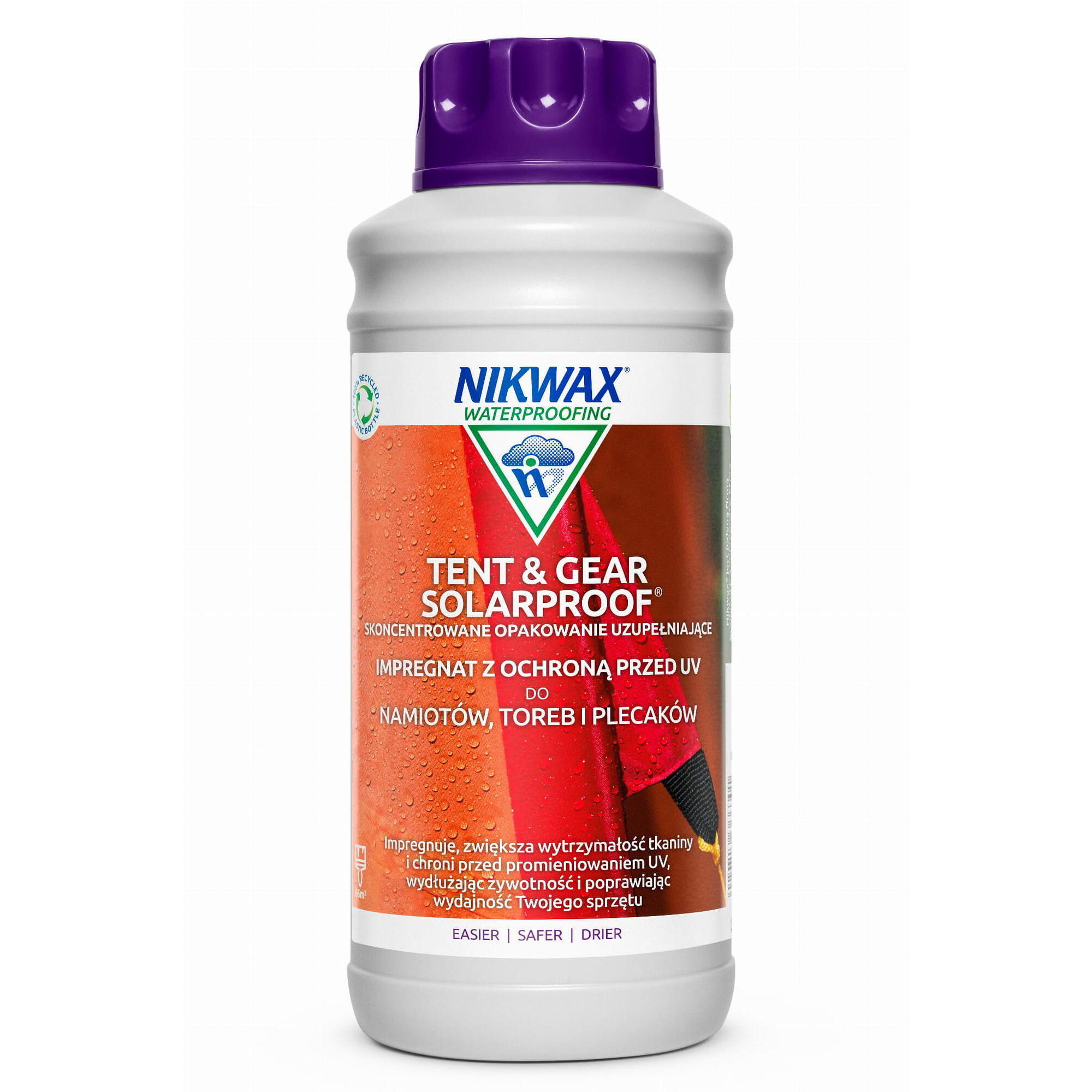 Zdjęcia - Buty trekkingowe Nikwax Impregnat  Tent & Gear Solar Proof 1000 Ml Koncentrat 