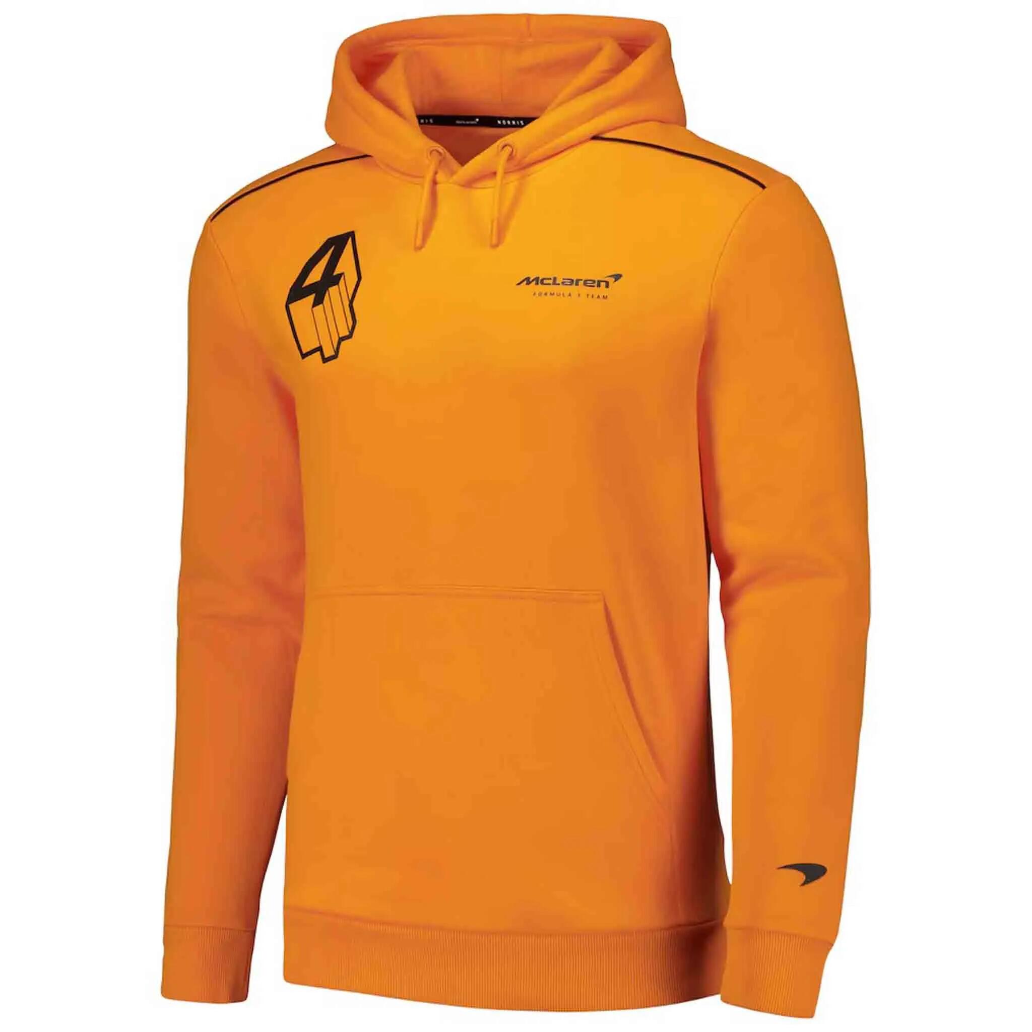 Bluza dziecięca Mclaren Jr Fw Ln Driver Hoodie pomarańczowa