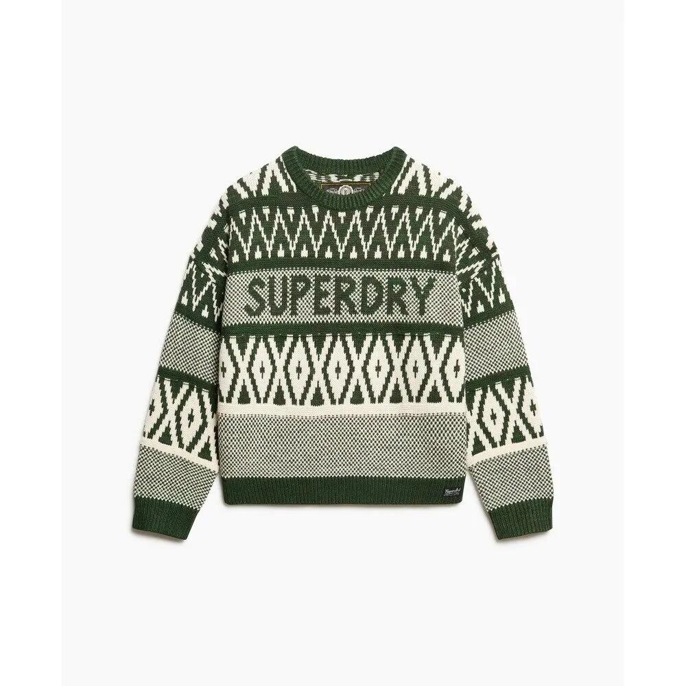 Sweter z wzorem damski Superdry
